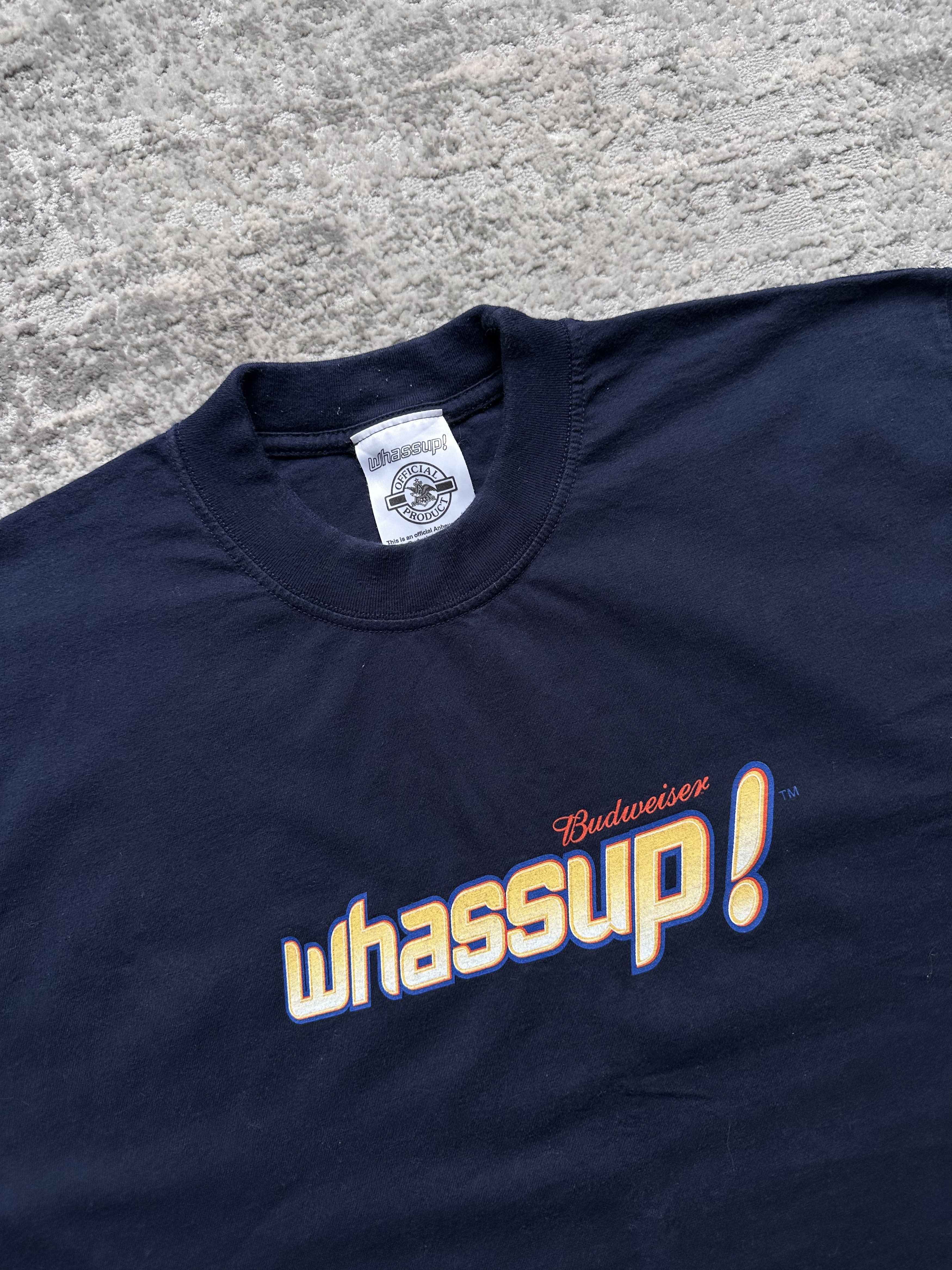Budweiser Budweiser whassup vintage t shirt Size US L / EU 52-54 / 3 - 3 Thumbnail
