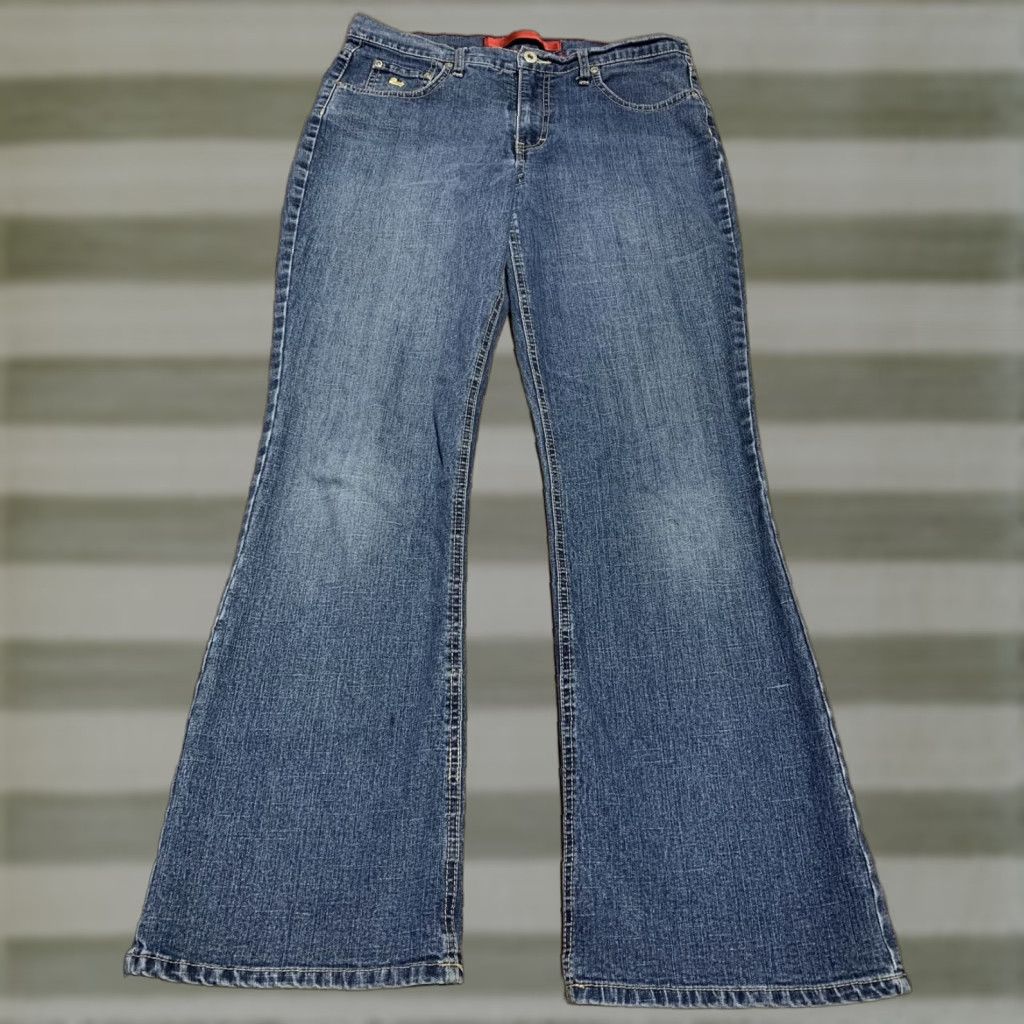 Gloria Vanderbilt Gloria Vanderbilt Jeans Womens Blue Jeans Size 10 Short Corto Court Stretch 32 x 30 Denim Straight Casual 9.5" Rise Women Size 32" / US 10 / IT 46 - 1 Thumbnail