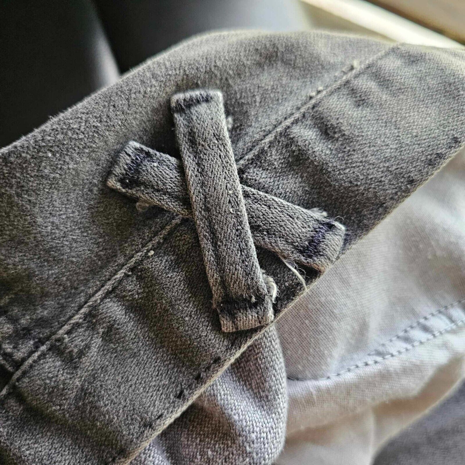 Wrangler Wrangler VINTAGE 1980s Women's Grey Criss-Cross Jeans M Size 24" / US 00 / IT 34 - 7 Thumbnail