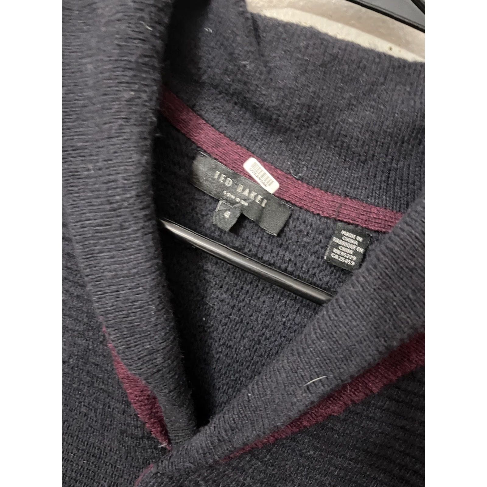 Ted Baker Ted Baker London Cardigan Mens S Small Blue Shawl Neck Classic Varsity Preppy Knit Sweater Cardigan Mens Clothing Mens Knitwear London Classics Size US S / EU 44-46 / 1 - 2 Thumbnail