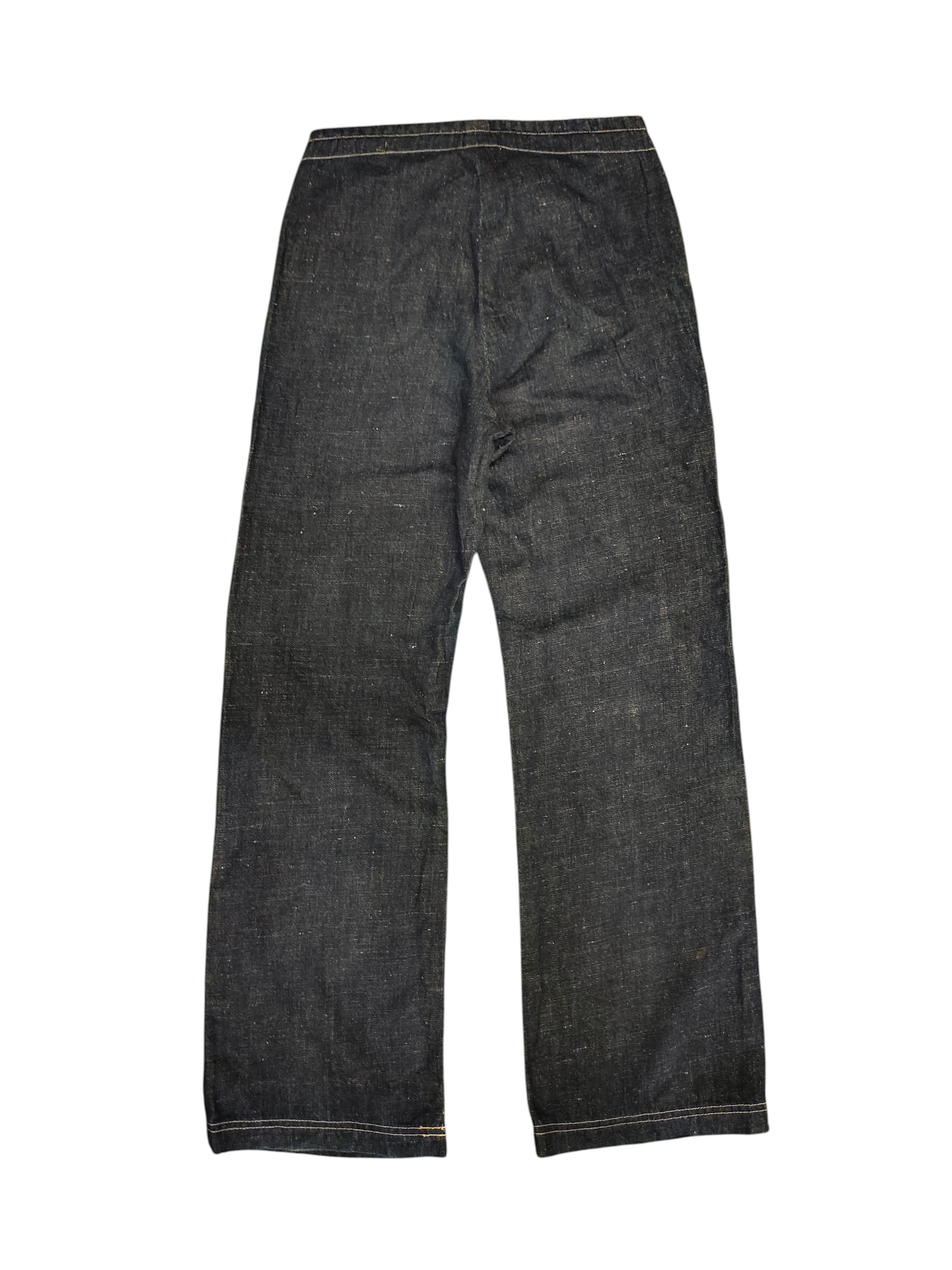Kapital Vintage 90s Braga Japan Indigo Loose Wide Relaxed Pants Size US 26 / EU 42 - 8 Thumbnail