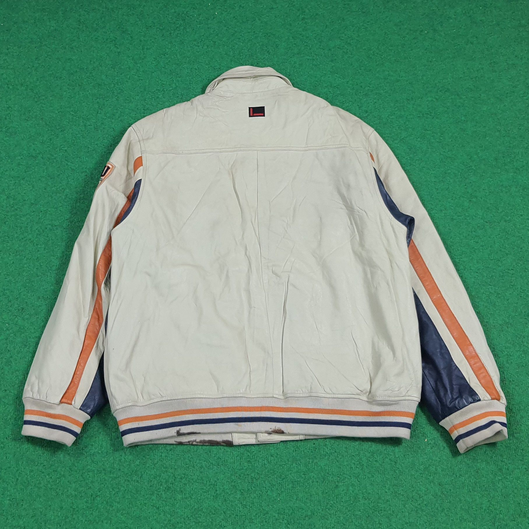 Fubu Vintage 90s Hip Hop FUBU Full Leather Jacket C286N4 Size US L / EU 52-54 / 3 - 3 Thumbnail