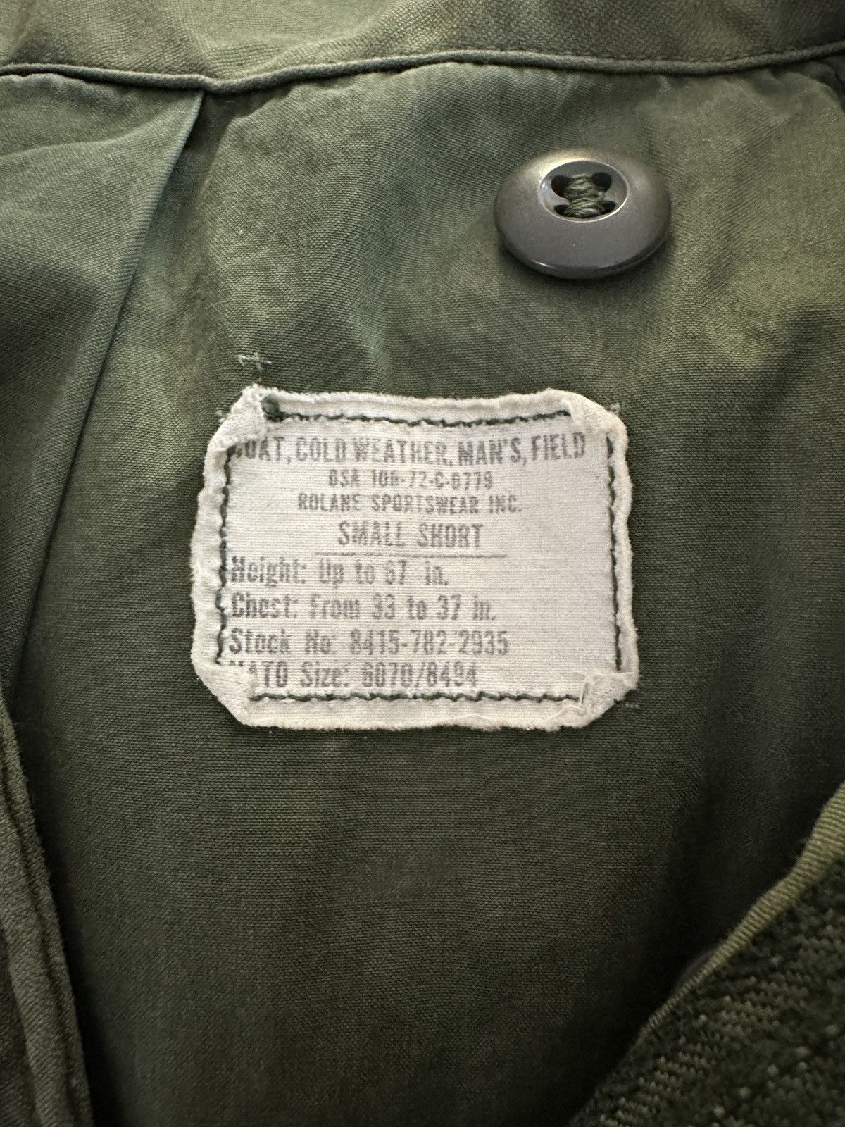 Vintage Vintage 70s PMC Stencil Military Field Jacket Coat Size US S / EU 44-46 / 1 - 8 Thumbnail