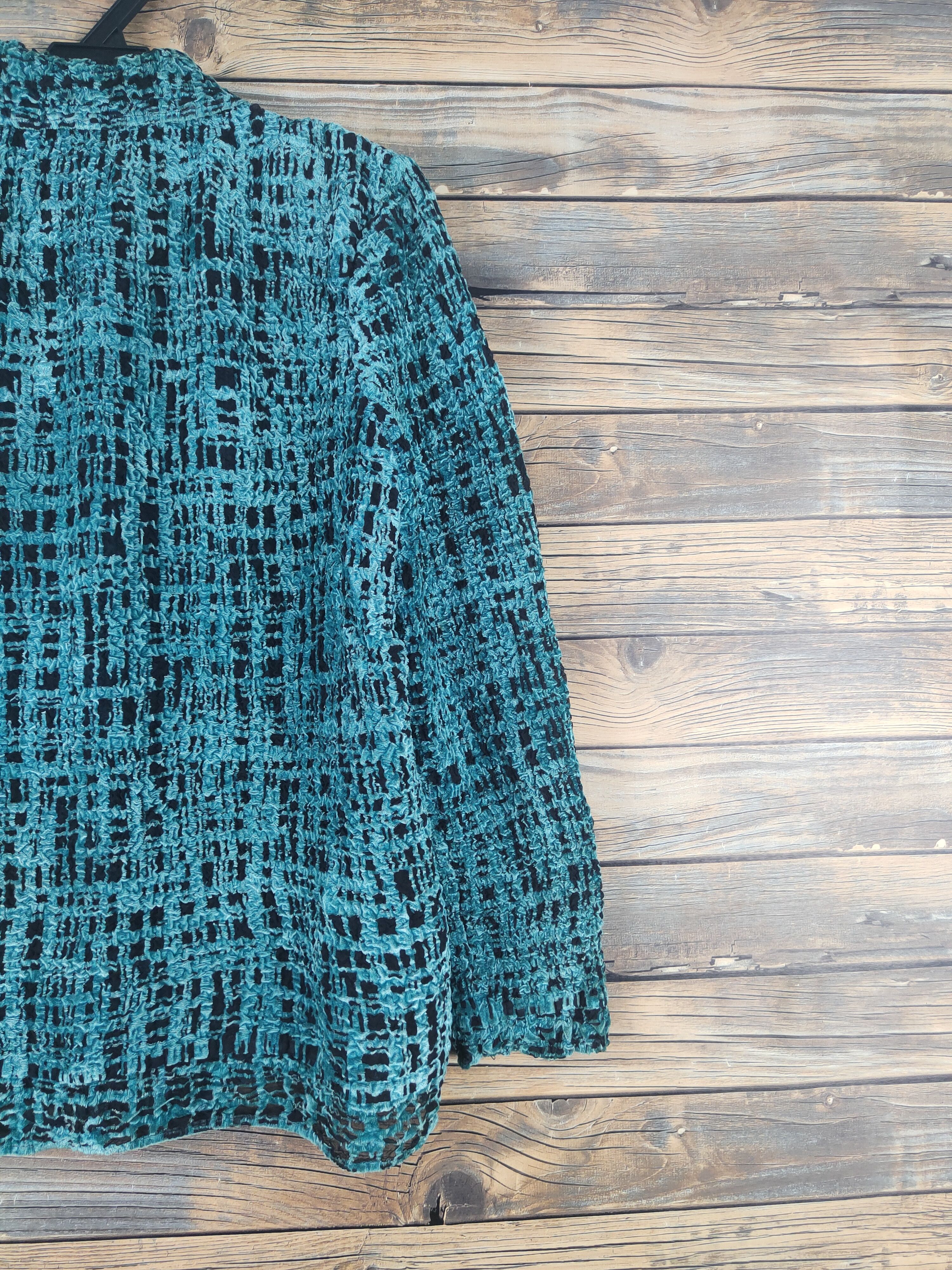 Japanese Brand × Vintage Vintage Fashion Prohlich Turquoise Button Up Shirts Size L / US 10 / IT 46 - 9 Thumbnail