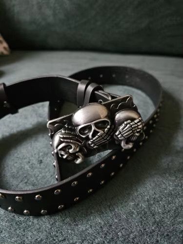 Jewelry Punk Skull Belt Harajuku Gothic Size ONE SIZE - 3 Thumbnail