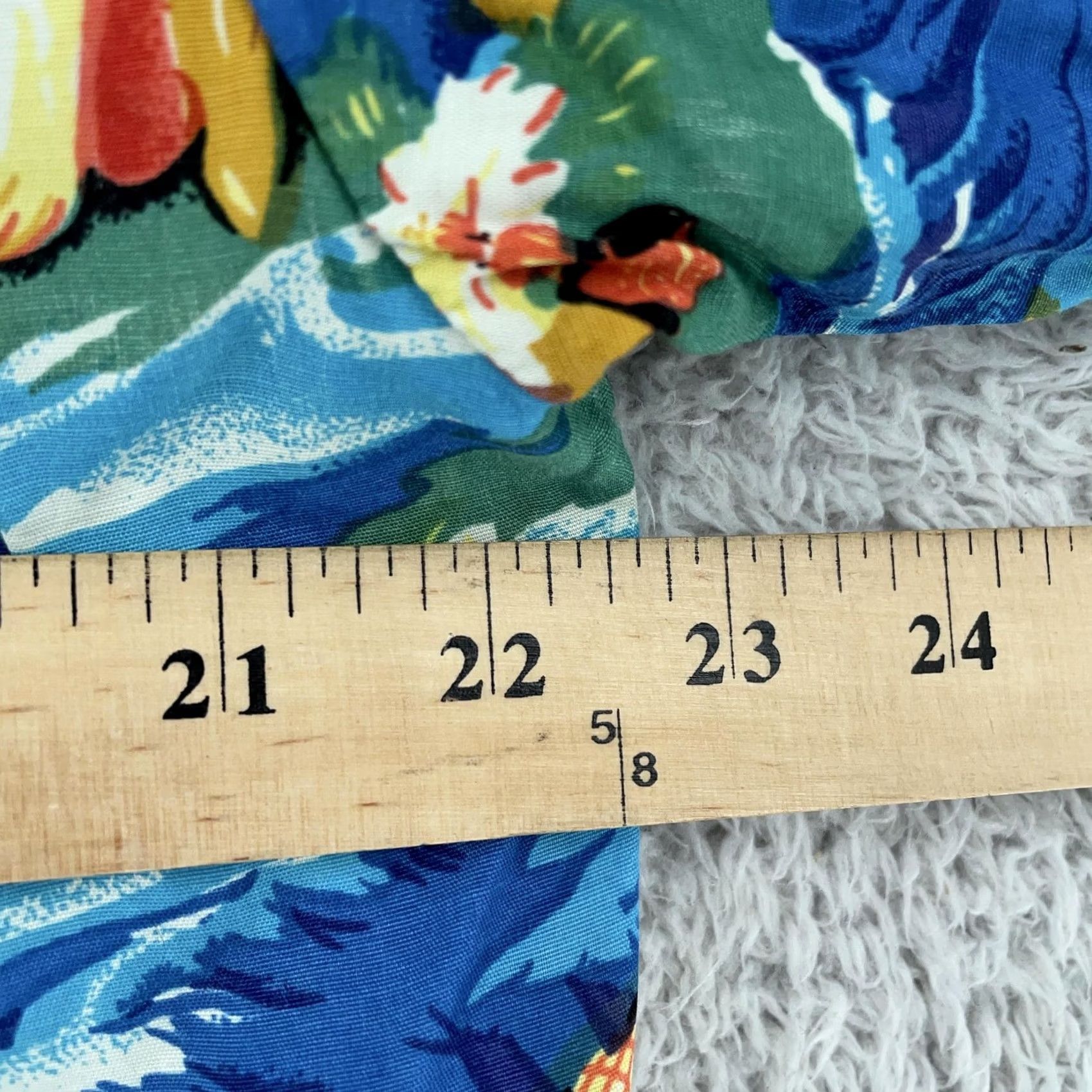 Vintage Khaki Safari Rayon Camp Hawaiian Shirt Mens M Blue Aloha Hula Collared Button Up Shirt Size US M / EU 48-50 / 2 - 5 Thumbnail