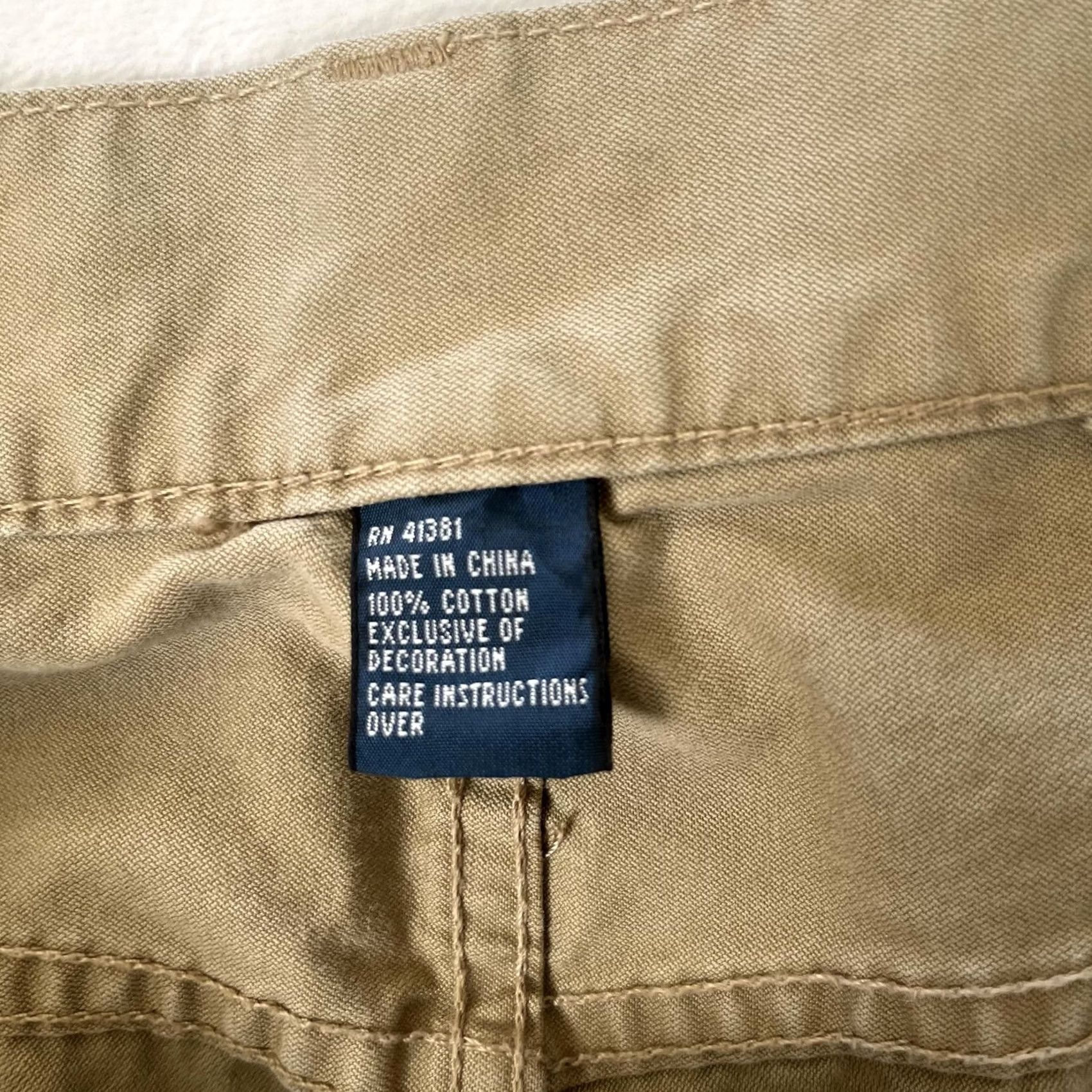 Polo Ralph Lauren Polo Ralph Lauren Pants Mens 36 Beige Khaki Chino 5-Pocket Dungarees Authentic Leather Logo Front Coin Pocket Straight Leg NWT Size US M / EU 48-50 / 2 - 6 Thumbnail