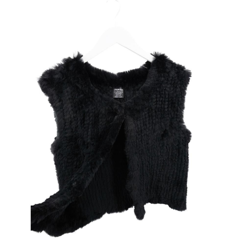 Saks Fifth Avenue Saks Fifth Avenue Authentic Rabbit Fur Vest One Size Size ONE SIZE - 5 Thumbnail