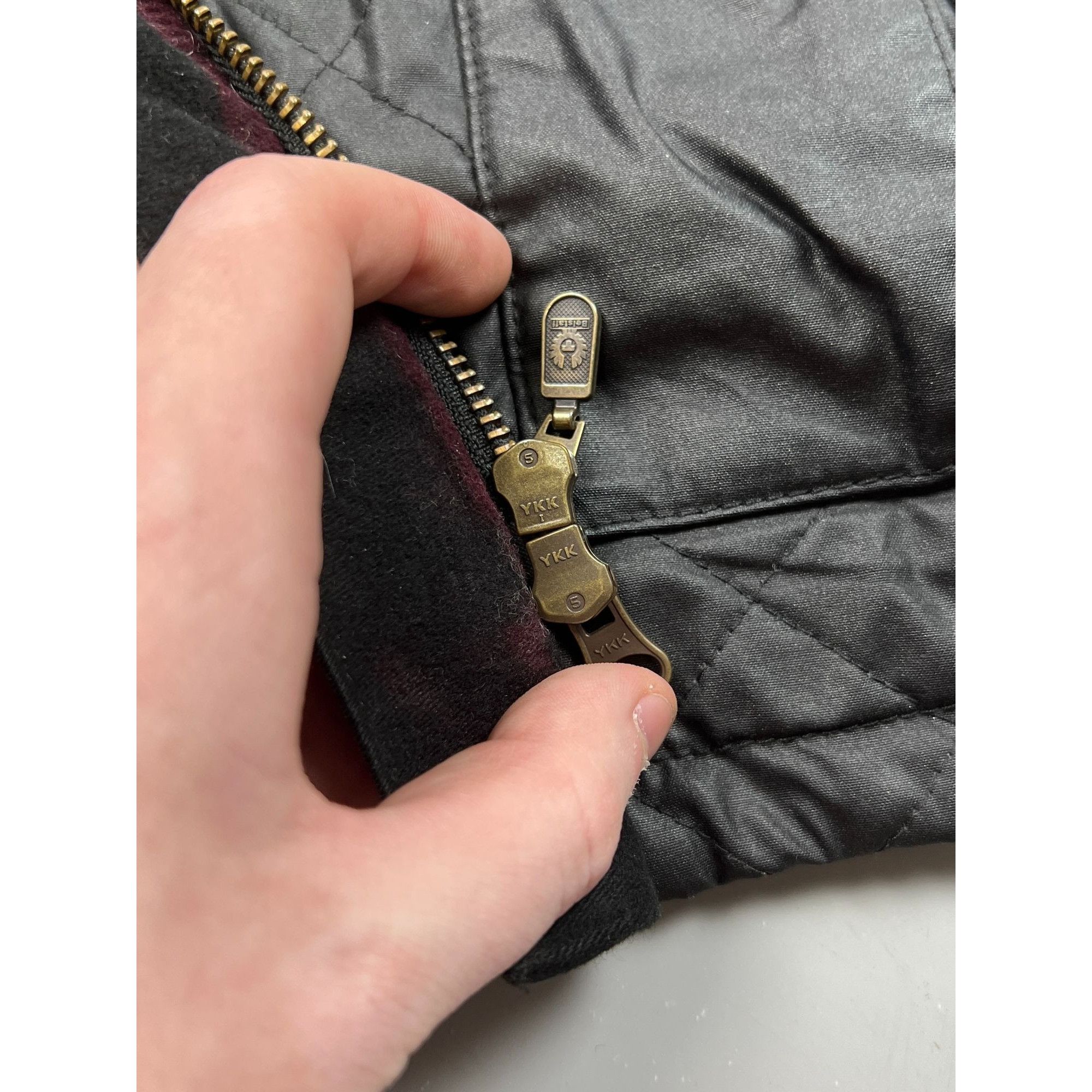 Belstaff Belstaff Waxed Jacket With Rabbit Fur Elements (Y0754) Size XL / US 12-14 / IT 48-50 - 6 Thumbnail