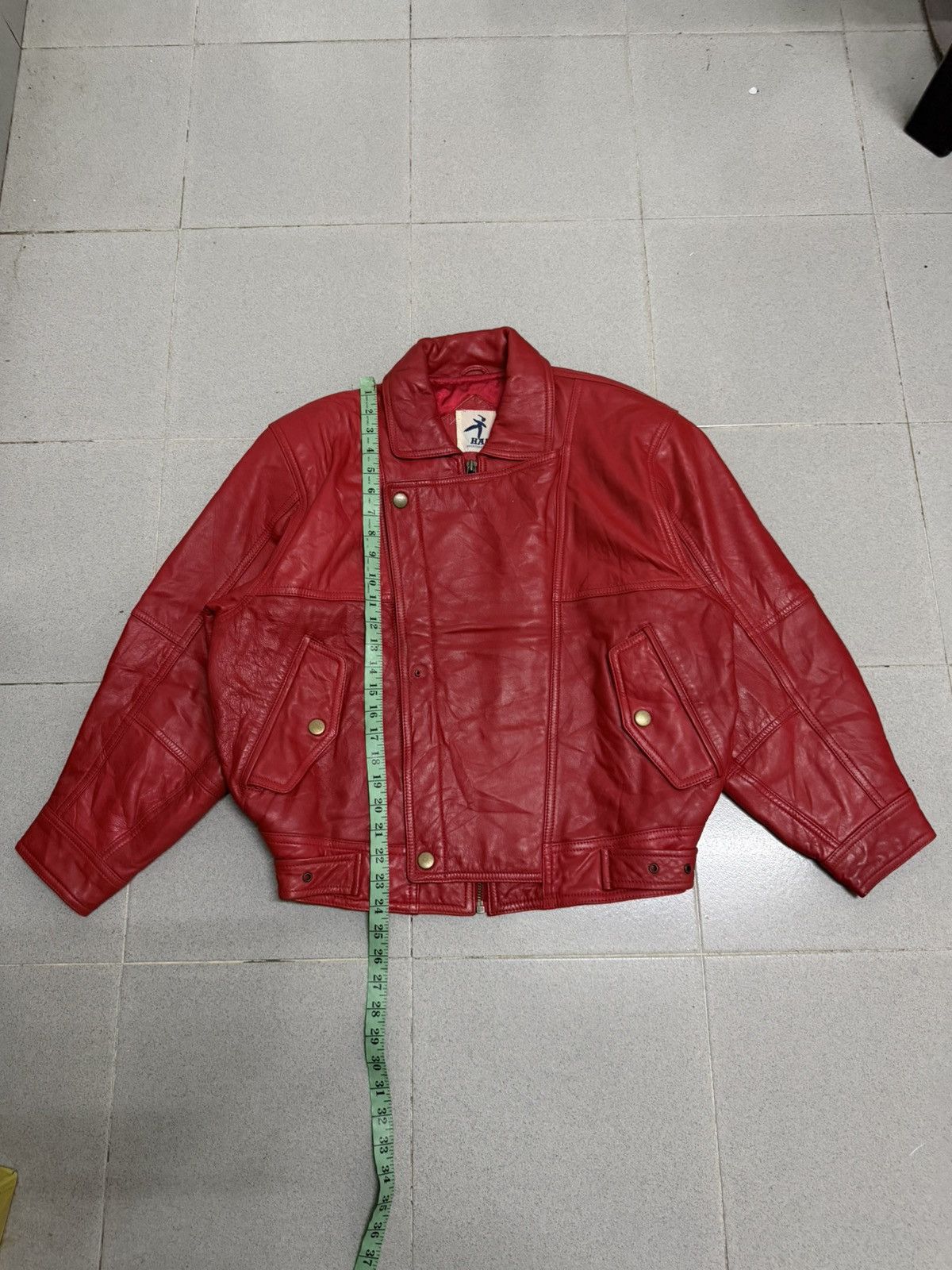 Hai Sporting Gear Rare Vintage Hai Sporting Gear Issey Miyake Leather Jacket Size US M / EU 48-50 / 2 - 18 Thumbnail