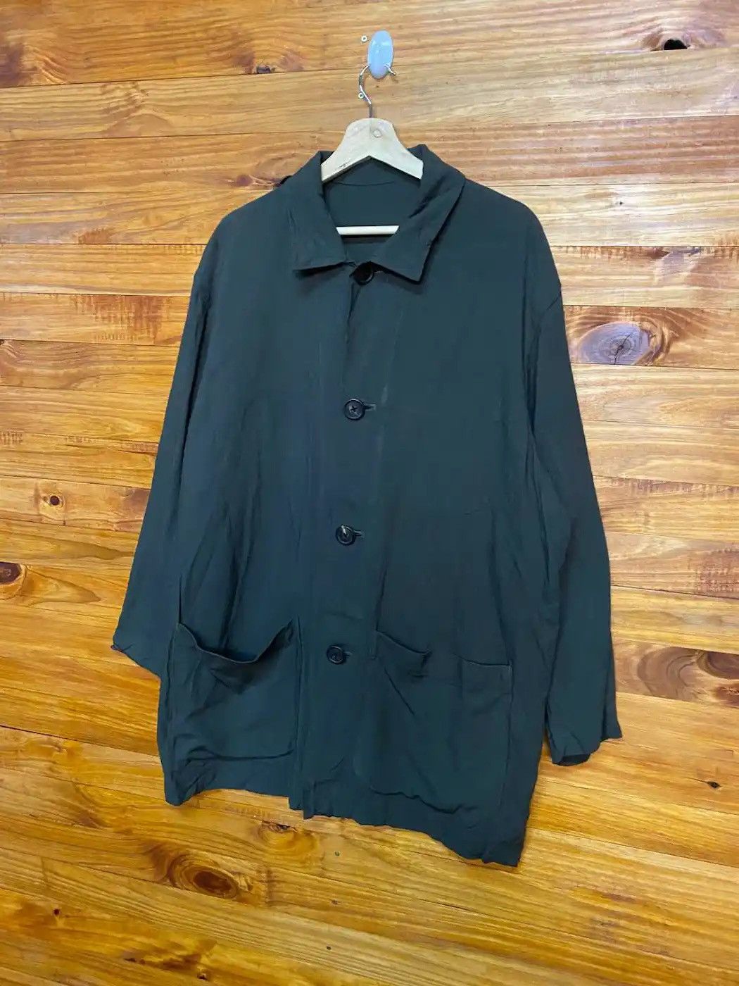 Y's for Men × Yohji Yamamoto Vintage YS FOR MEN Rayon Jacket Made In Japan Size US M / EU 48-50 / 2 - 3 Thumbnail