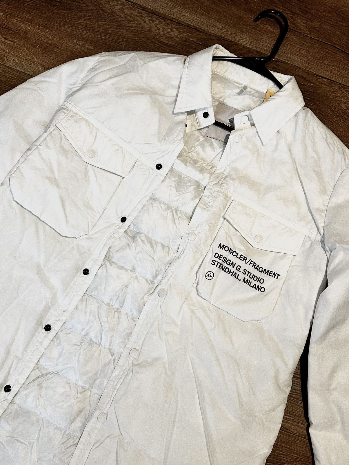 Moncler Moncler Lightweight Jacket Long Sleeve White Size US S / EU 44-46 / 1 - 2 Thumbnail