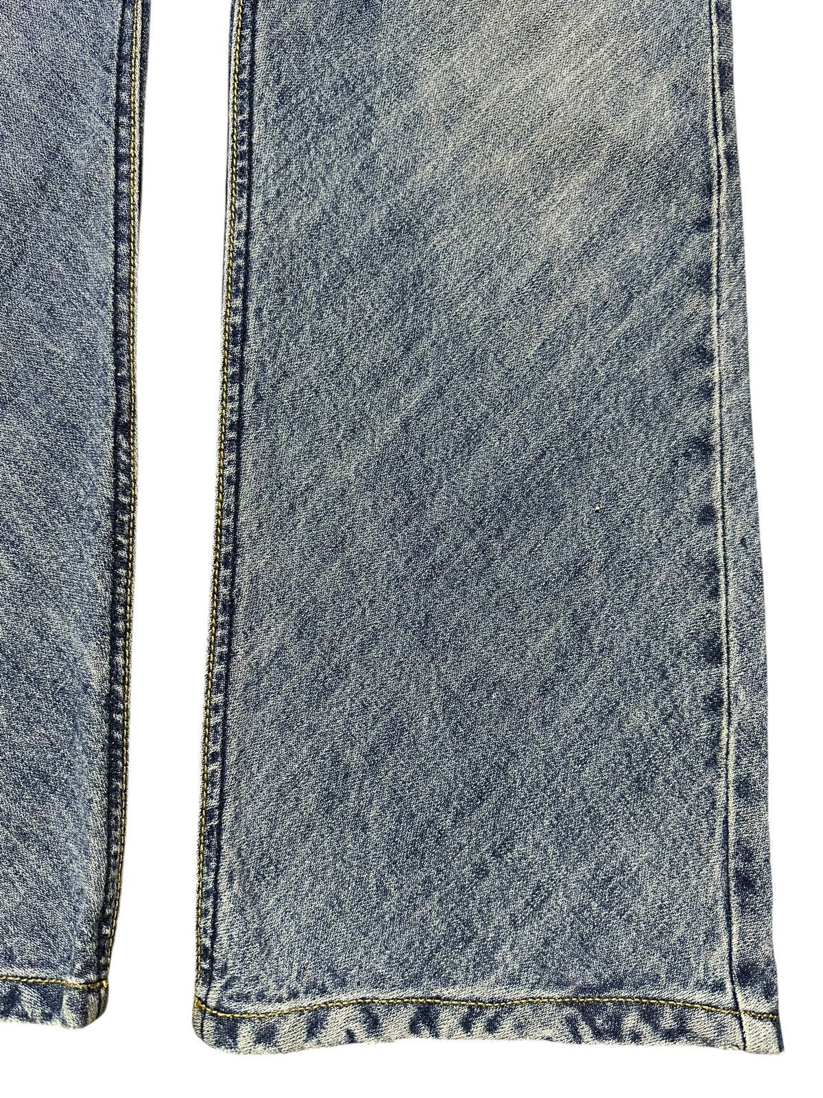 Japanese Brand Vintage Japanese Brand Blue Faded Wash Whiskers Style Jeans Size US 34 / EU 50 - 8 Thumbnail