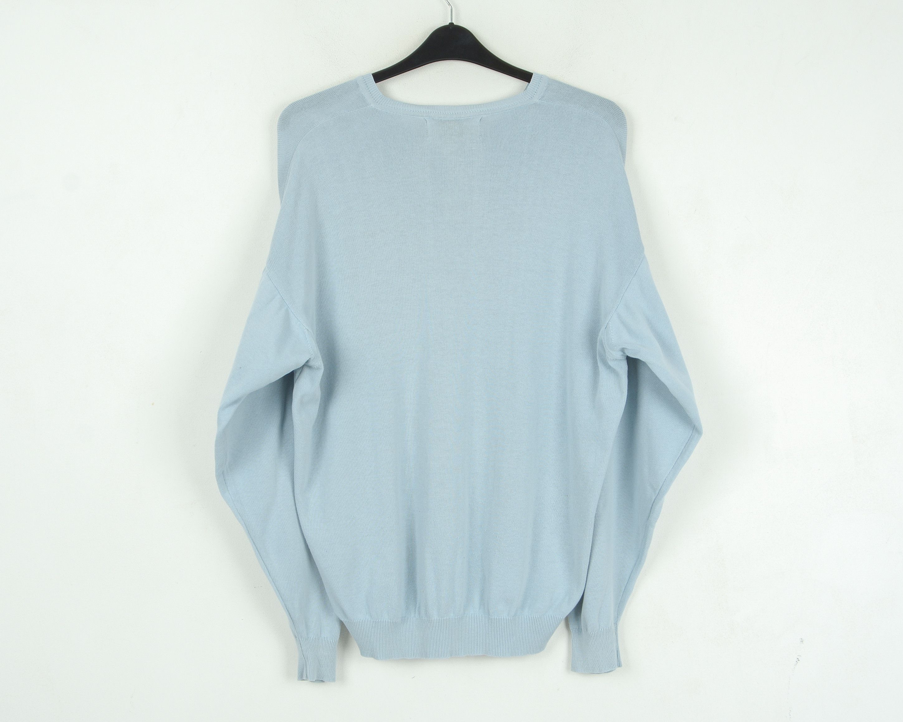 Marlboro Classics Sweater L V-Neck Long Sleeved Casual Jumper Pullover Cotton Size US XL / EU 56 / 4 - 4 Thumbnail