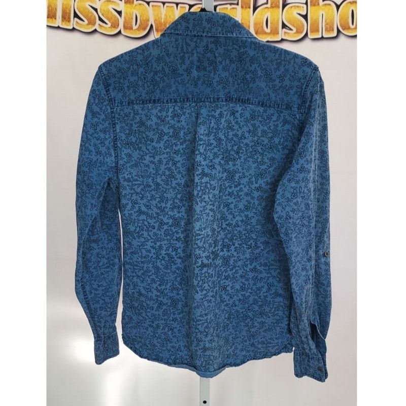 Mossimo Mossomo Blue Paisley print long sleeve button down Small Size US S / EU 44-46 / 1 - 2 Thumbnail