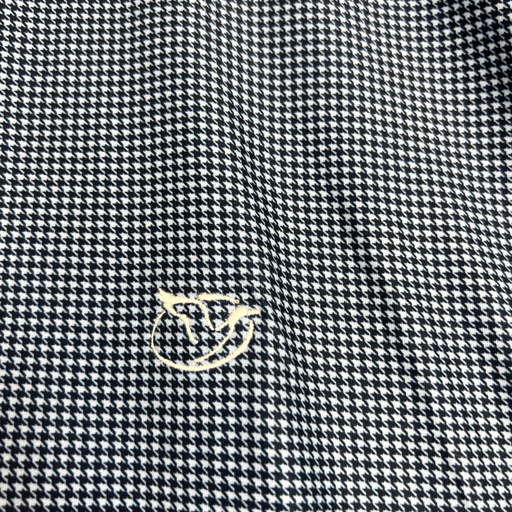 Footjoy FootJoy Polo Men’s XLarge Blue Houndstooth Performance Golf Polo Shirt XL Logo Size US XL / EU 56 / 4 - 3 Thumbnail