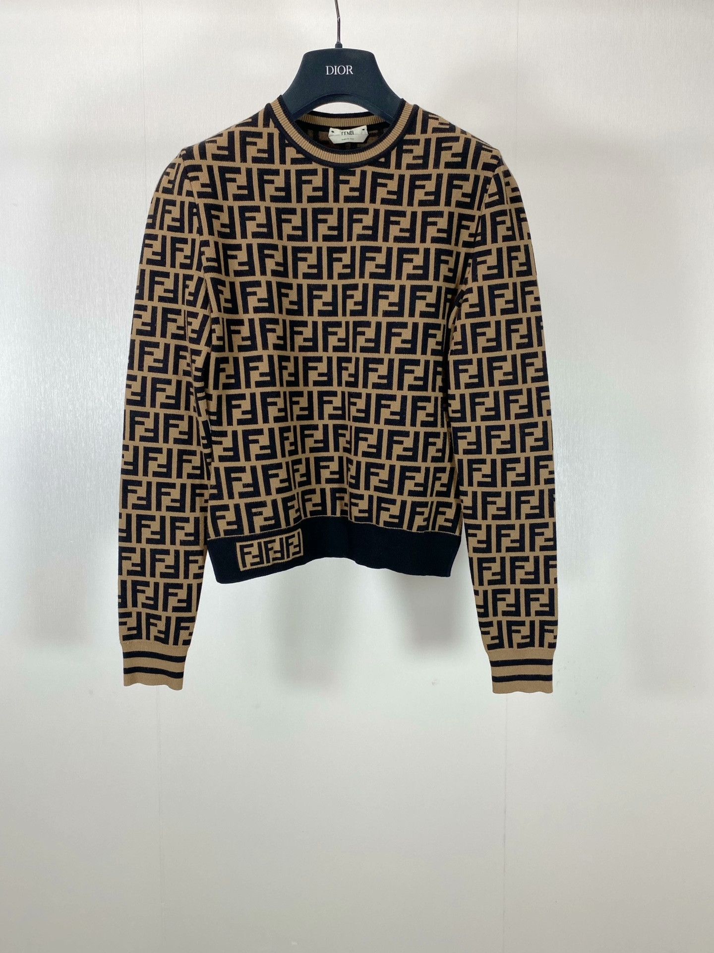 Fendi Fendi Monogram Knit Pullover Size S / US 4 / IT 40 - 1 Thumbnail