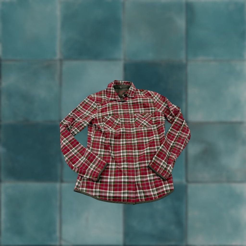 Mammut Mammut Shirt Women S Colorful Madras Plaid Chest Pockets Collared Button Front Casual Workwear Spring Summer Size S / US 4 / IT 40 - 1 Thumbnail