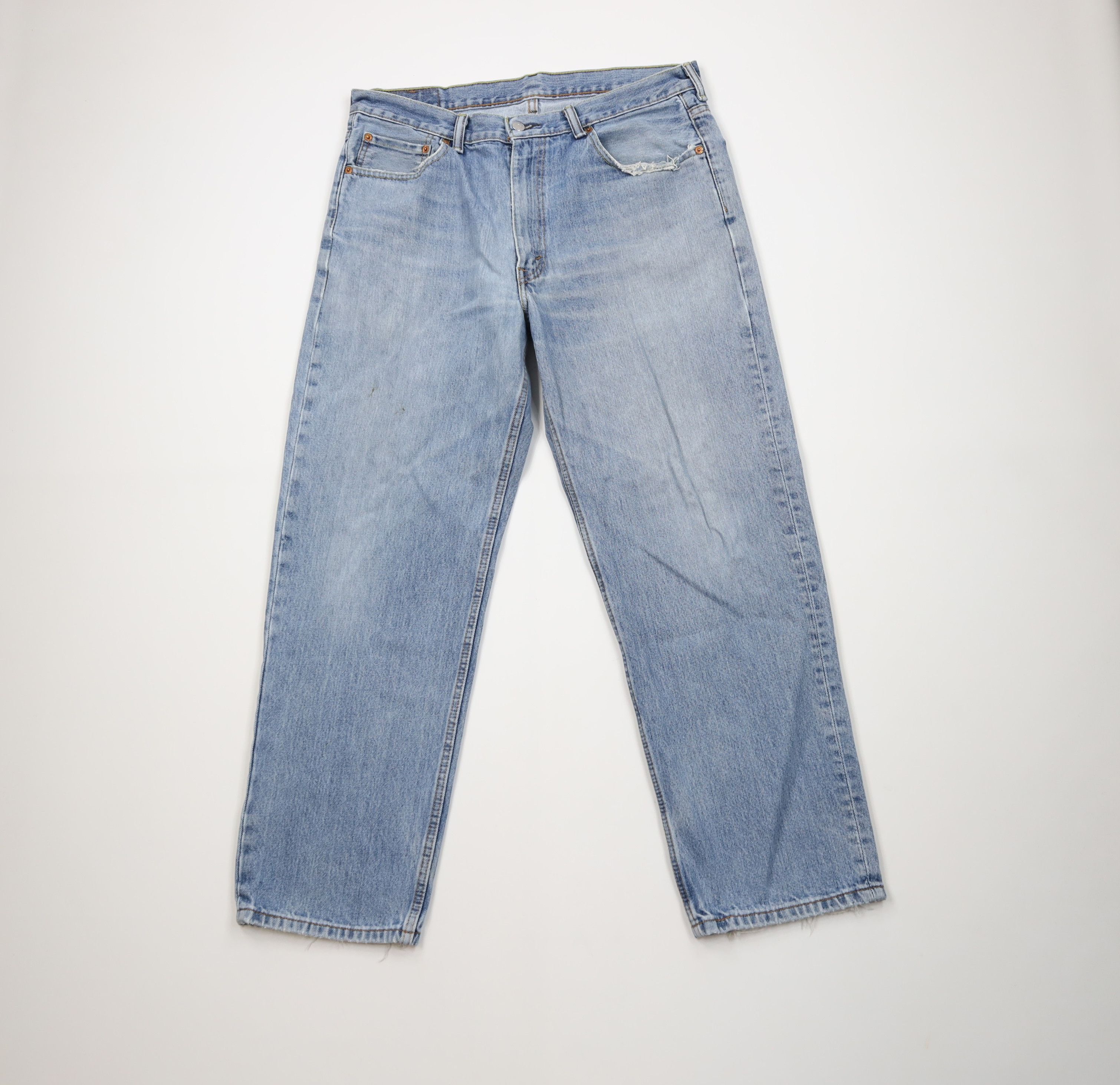Levi's Vintage Y2K Levis 550 Relaxed Fit Denim Jeans Blue Cotton Size US 36 / EU 52 - 1 Thumbnail