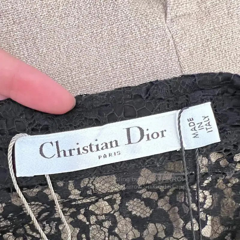 Dior Dior Black Sheer Women's Shirt . Size M / US 6-8 / IT 42-44 - 3 Thumbnail