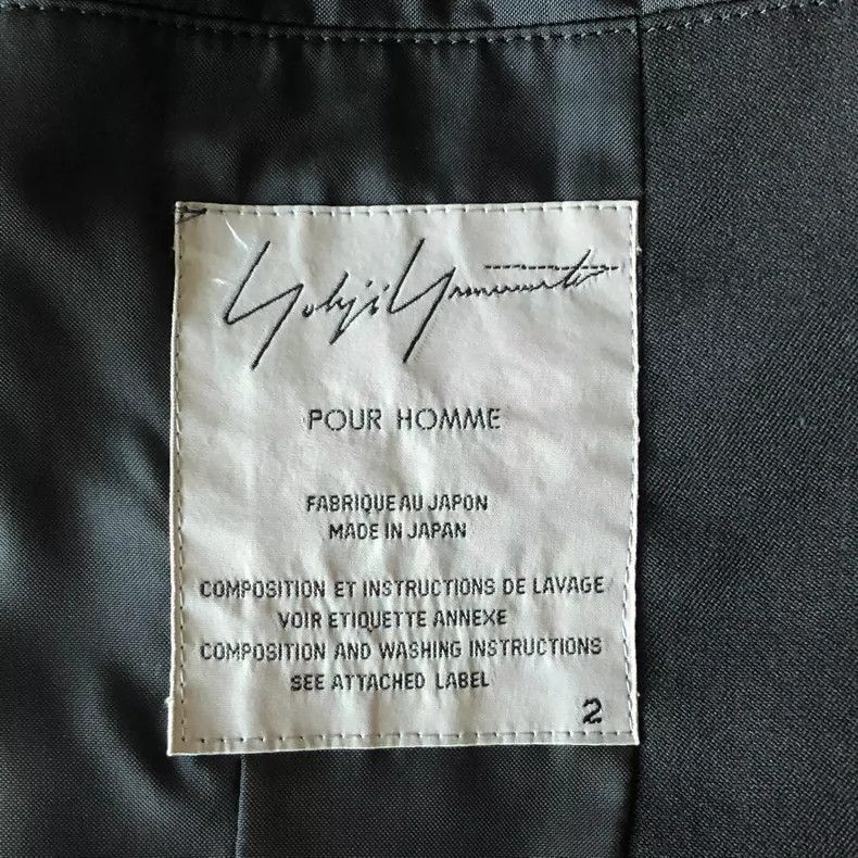 Yohji Yamamoto Yohji Yamamoto Yohji Yamamoto Wool Check Pocket Coat Size US M / EU 48-50 / 2 - 4 Thumbnail