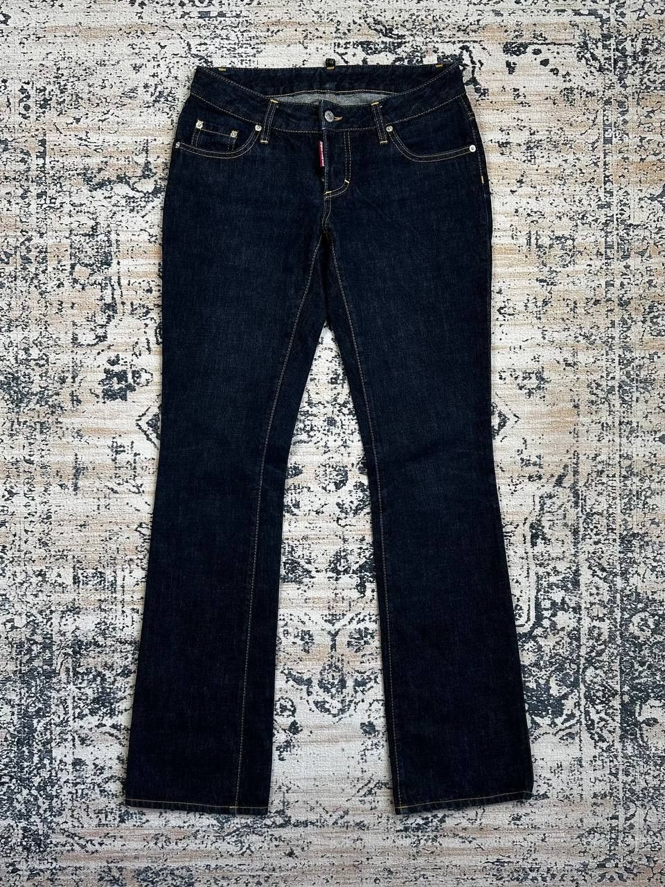 Dsquared2 Dsquared2 Luxury Blue Flared Blue Jeans Size 28" / US 6 / IT 42 - 2 Thumbnail