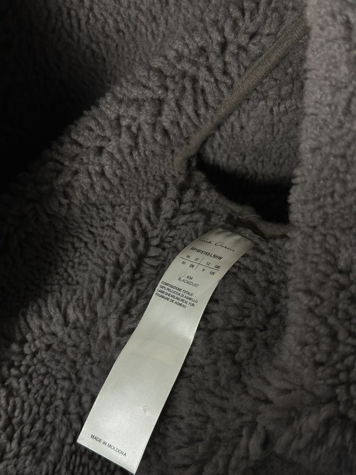 Rick Owens Rick Owens Women's Shearling Jacket W/ Tags US 8 IT 44 Size M / US 6-8 / IT 42-44 - 7 Thumbnail