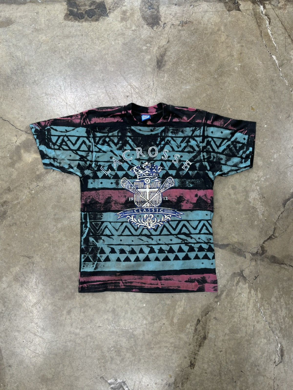 Vintage Vintage Lacrosse Classic Dyed Single Stitch Tee Large Size US L / EU 52-54 / 3 - 2 Thumbnail