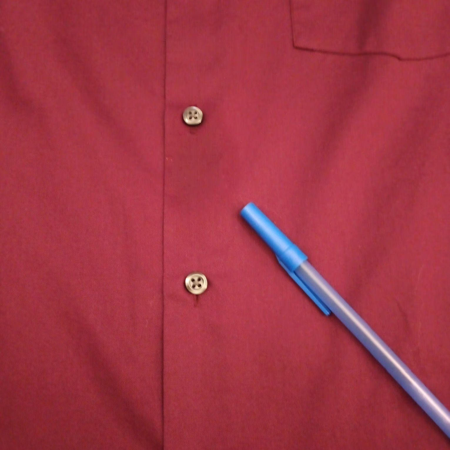 Van Heusen **Van Heusen Mens Button-Up Long Sleeve Red Collar Shirt** User: **Van Heusen Mens Long Sleeve Button-Up Red Collar Shirt** Size US L / EU 52-54 / 3 - 5 Thumbnail