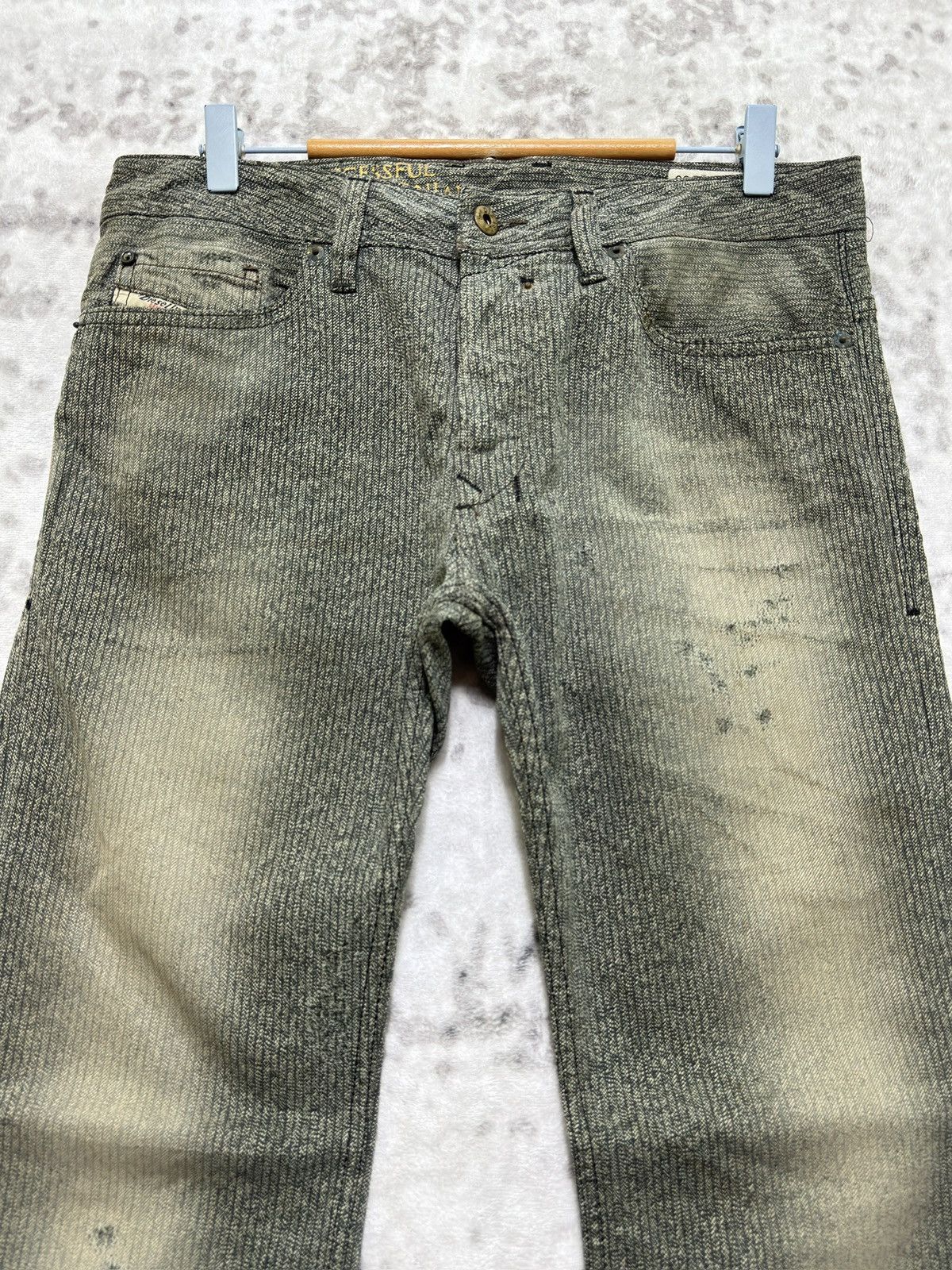Diesel Diesel Safado Washed 0807M Regular Slim Straight Denim Jeans Size US 31 - 3 Thumbnail