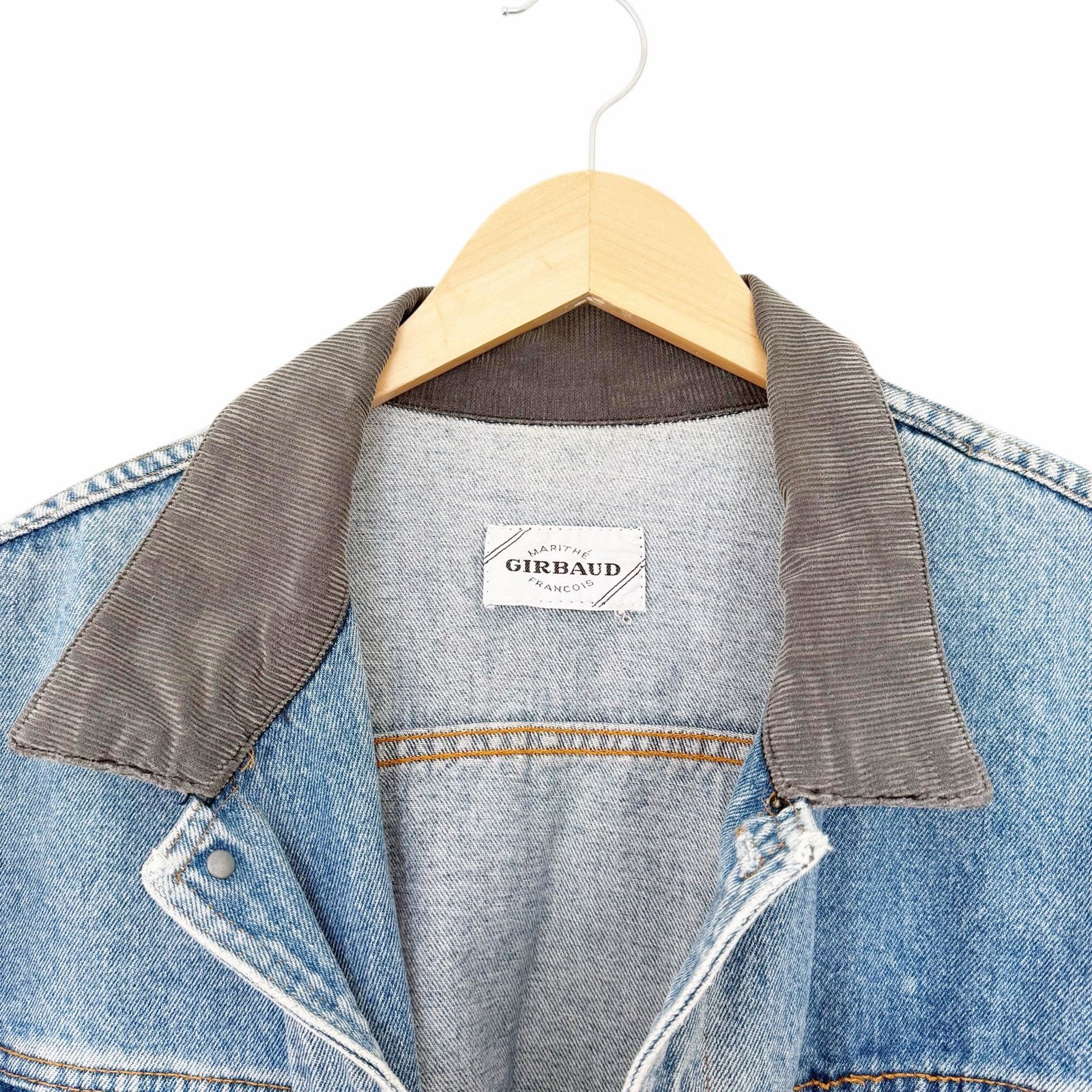 Vintage Vintage Girbaud Jean Jacket Corduroy Collar Sz L/XL Size US L / EU 52-54 / 3 - 3 Thumbnail