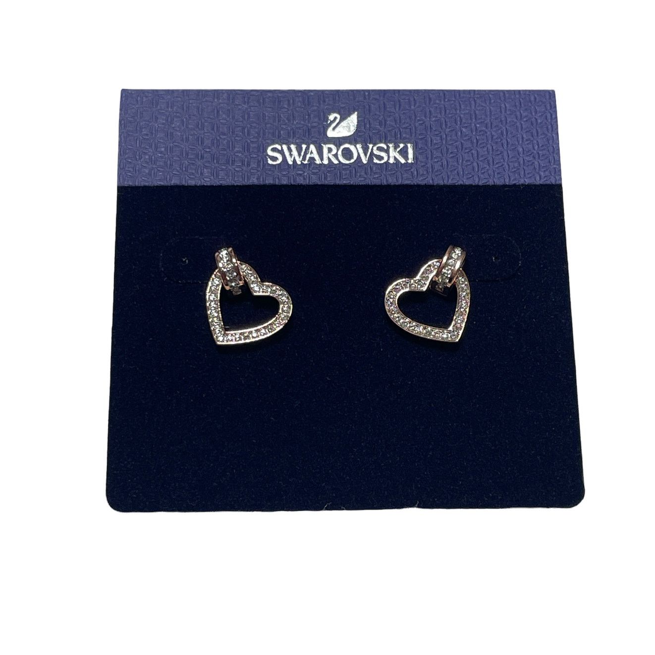 Swarovski Swarovski earrings, Heart, White Rose gold-tone plated Size ONE SIZE - 5 Thumbnail