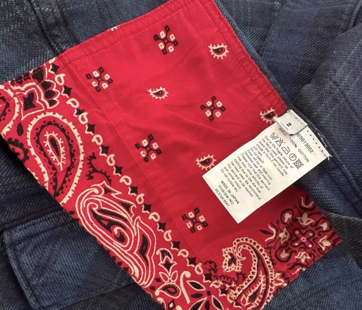Visvim VISVIM KILGORE JKT BANDANA (GIZA) Four-pocket jacket Size US M / EU 48-50 / 2 - 4 Thumbnail