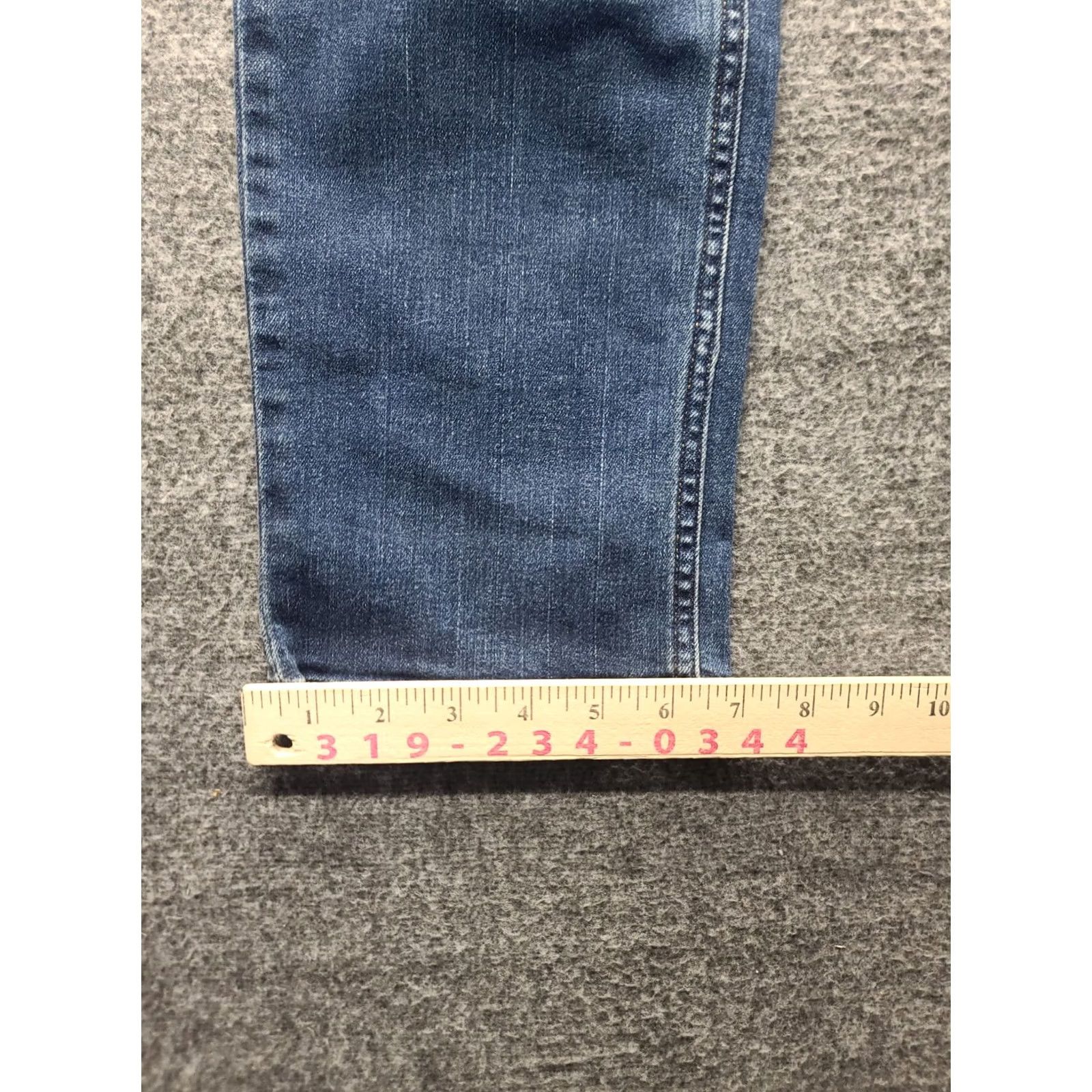 Denime Duluth Jeans Womens 10X29 Slim Fit Tapered Leg Duluth Flex Daily Denim Jeans Slimming Blue 5-Pocket USA Cowboy Mens Womens Girls Size 40" / US 18 - 7 Thumbnail