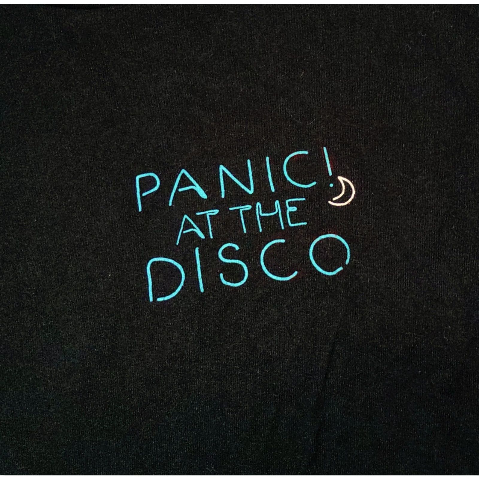 Praying Panic! At the Disco Praying for the Faithless Graphic T-Shirt 2XL Black Cotton Crew Neck Short Sleeve Mens Band Rock Graphic Print Logo Shirt Size US XXL / EU 58 / 5 - 2 Thumbnail