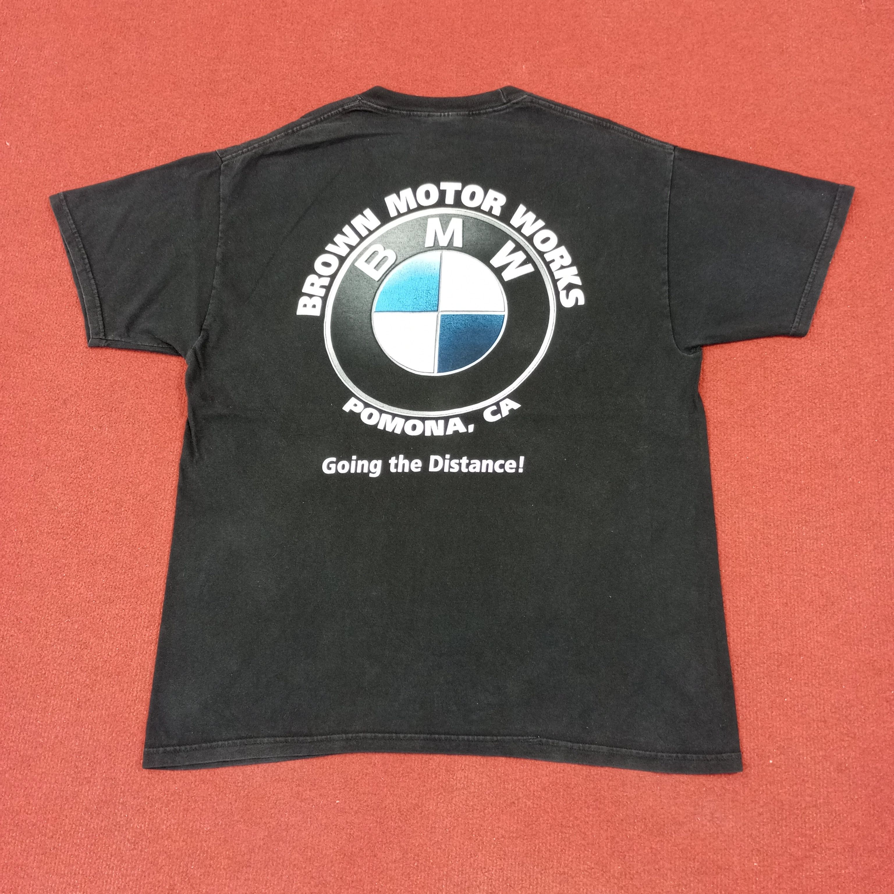 BMW × Vintage BMW Motor Luxury Brand Big Logo Design Tshirt Size US L / EU 52-54 / 3 - 1 Thumbnail