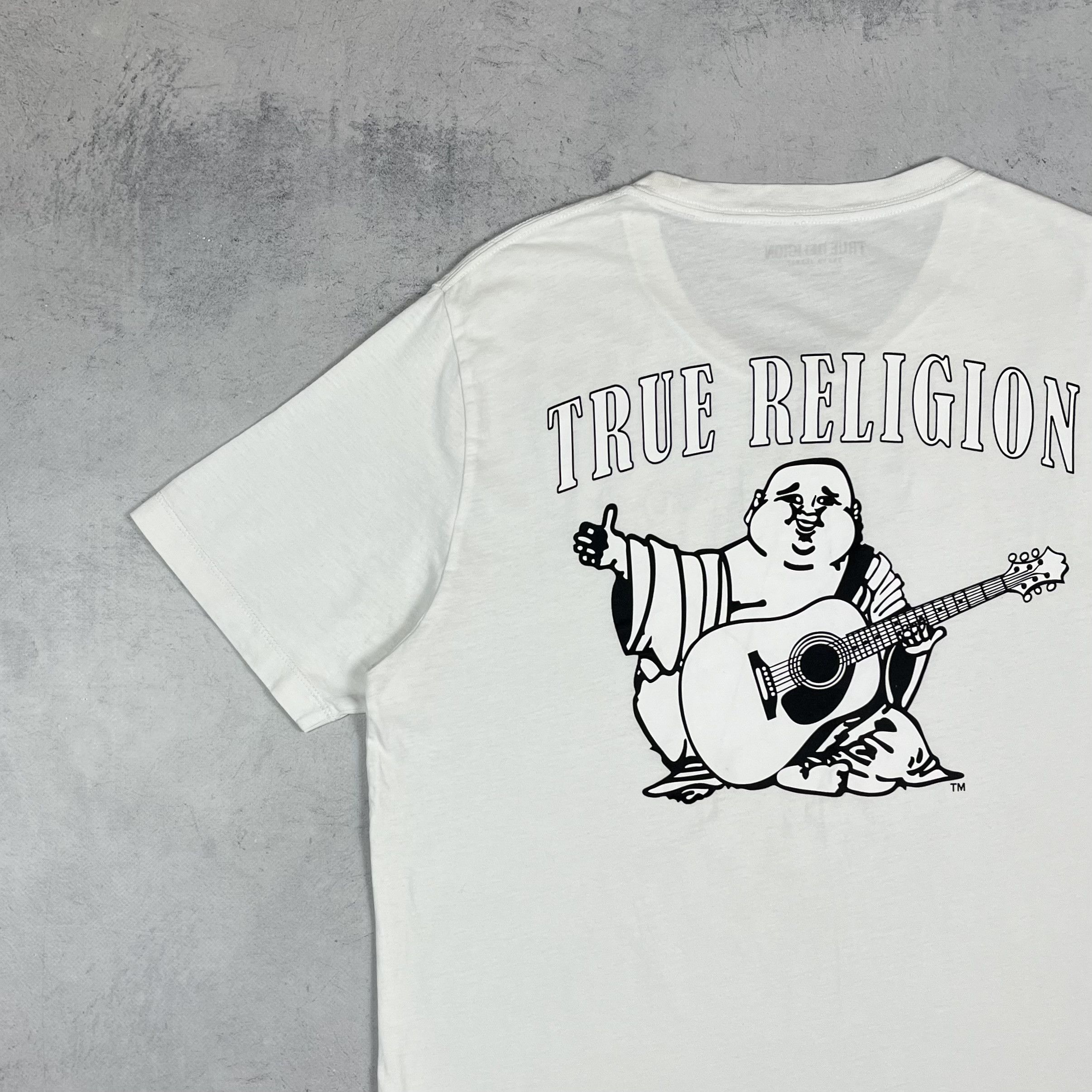 True Religion True Religion Y2K Buddha Big Logo Japanese T Shirt Size US L / EU 52-54 / 3 - 6 Thumbnail