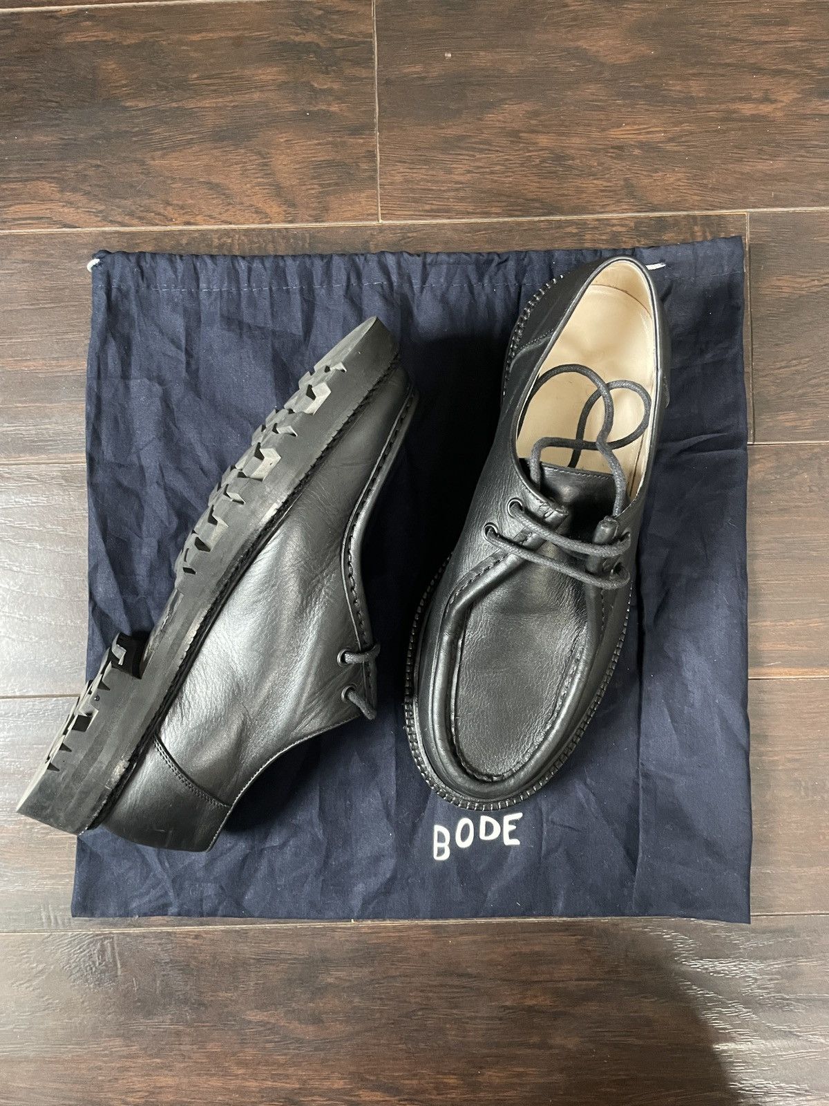 Bode Bode University Shoe Italian Leather Paraboot Moc Toe Derby Size US 8 / EU 41 - 3 Thumbnail