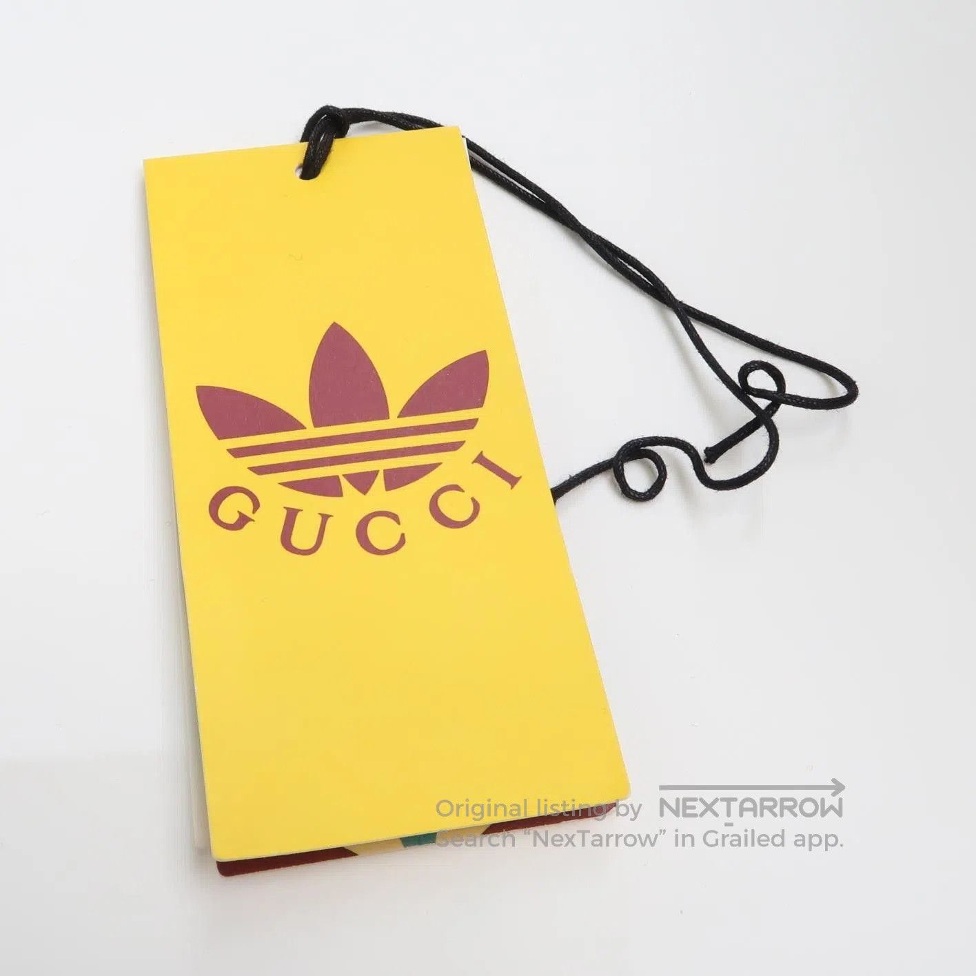 Gucci x Adidas Red Cotton Logo Crew Neck T.