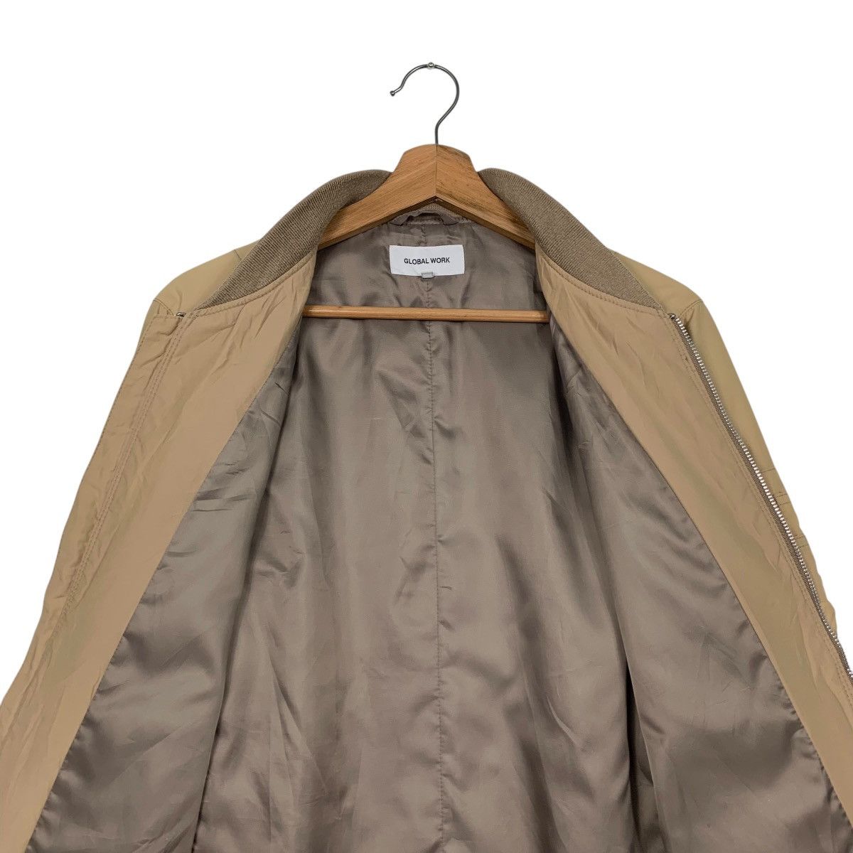 Global Work GLOBAL WORK Casual Bomber Jacket #2444-C109 Size US L / EU 52-54 / 3 - 12 Thumbnail