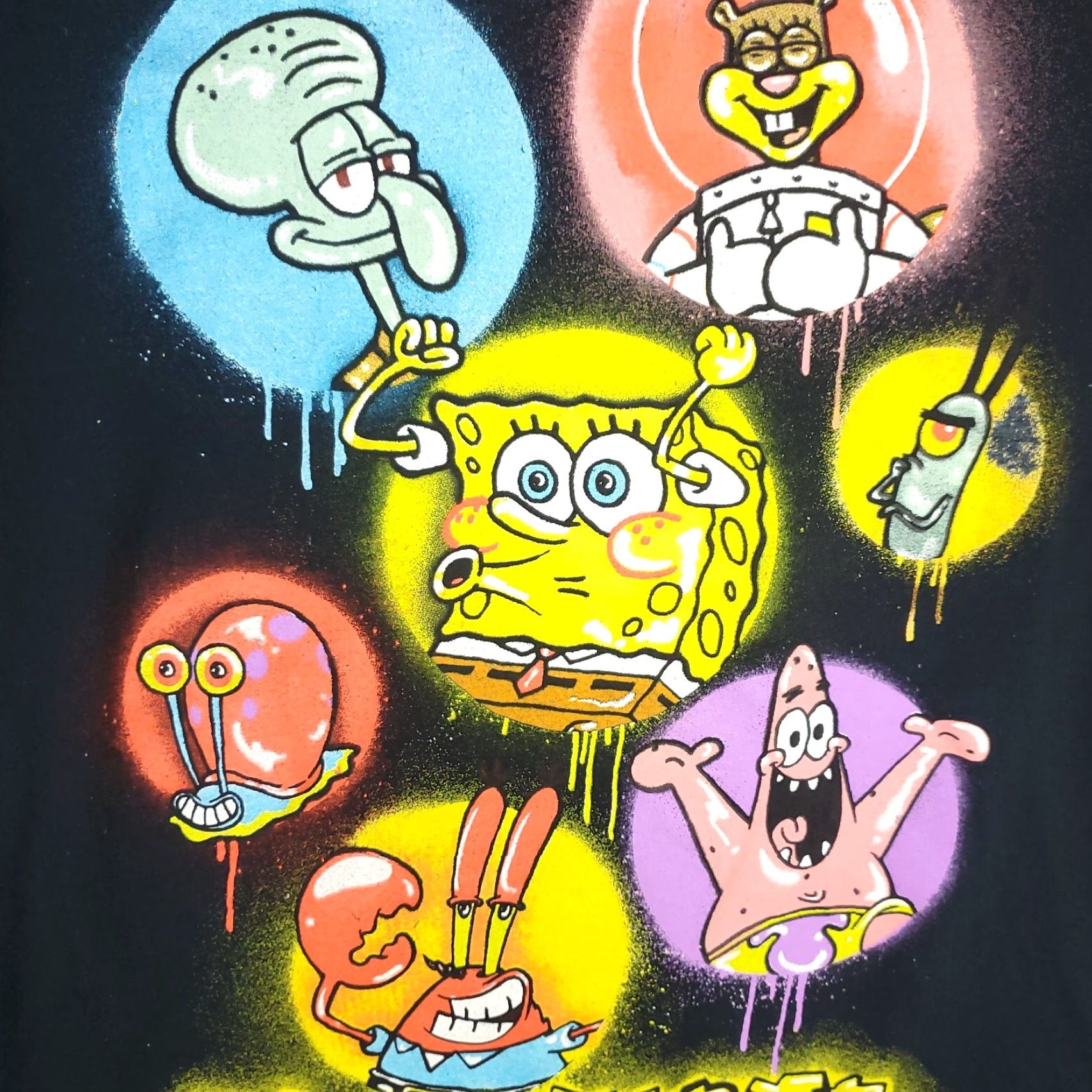 Nickelodeon VINTAGE Nickelodeon SpongeBob SquarePants Black T-Shirt Unisex Adult Size Small Short Sleeve Crew Neck Size US S / EU 44-46 / 1 - 2 Thumbnail