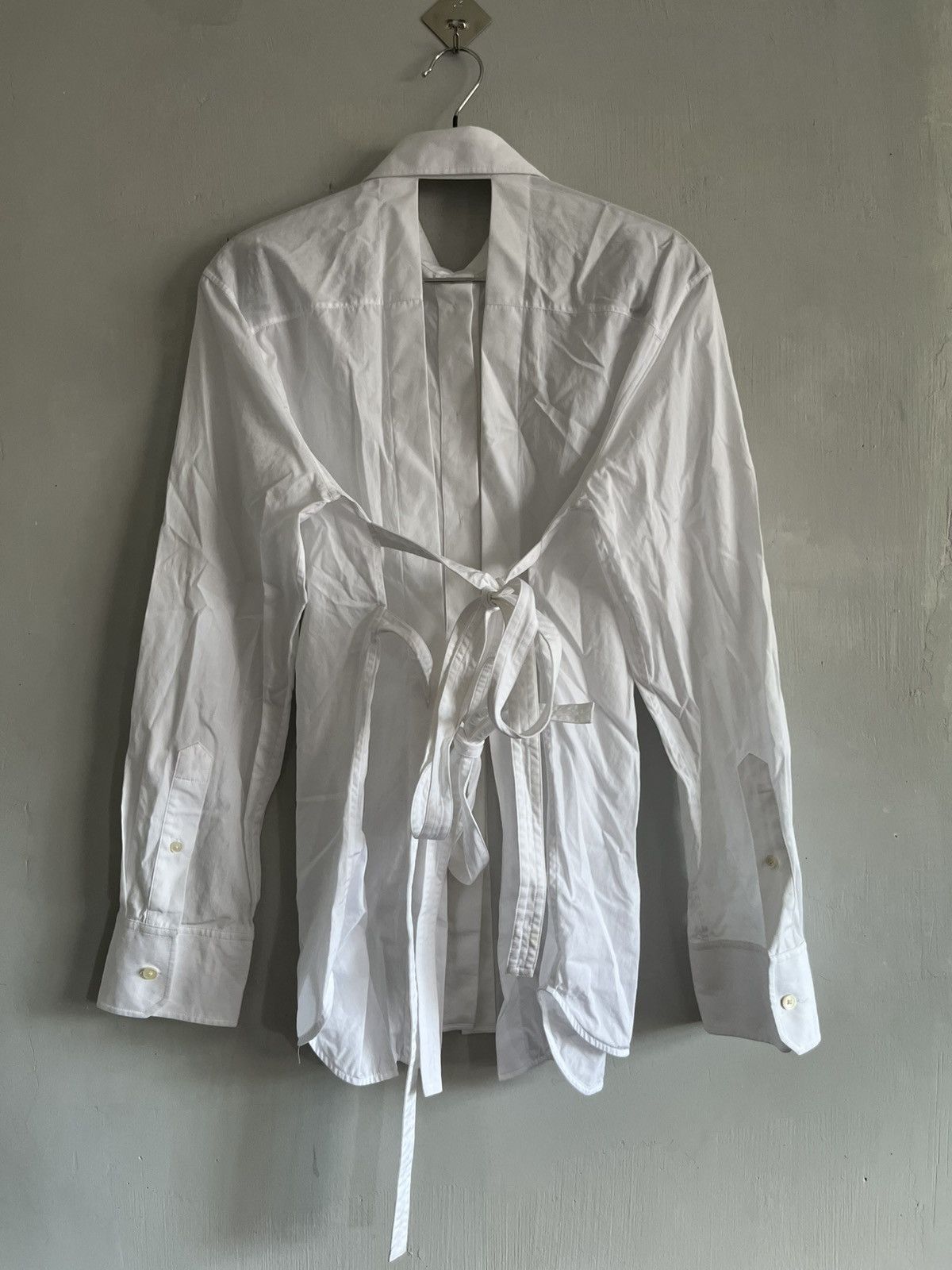 Helmut Lang Helmut Lang Backless Bondage Button Up Shirt Size S / US 4 / IT 40 - 3 Thumbnail