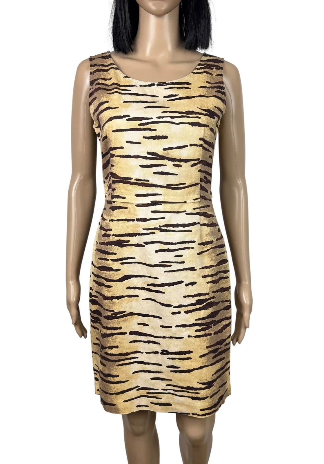 Love Moschino Love Moschino Animal Print Tank Dress Cotton Size S / US 4 / IT 40 - 3 Thumbnail