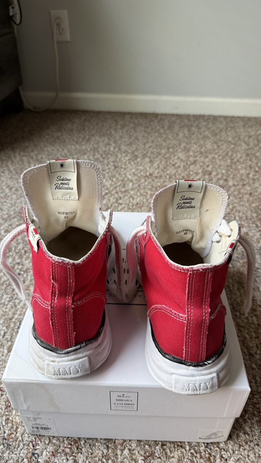 Maison MIHARA YASUHIRO High top Maison Miharas Size US 9 / EU 42 - 6 Thumbnail