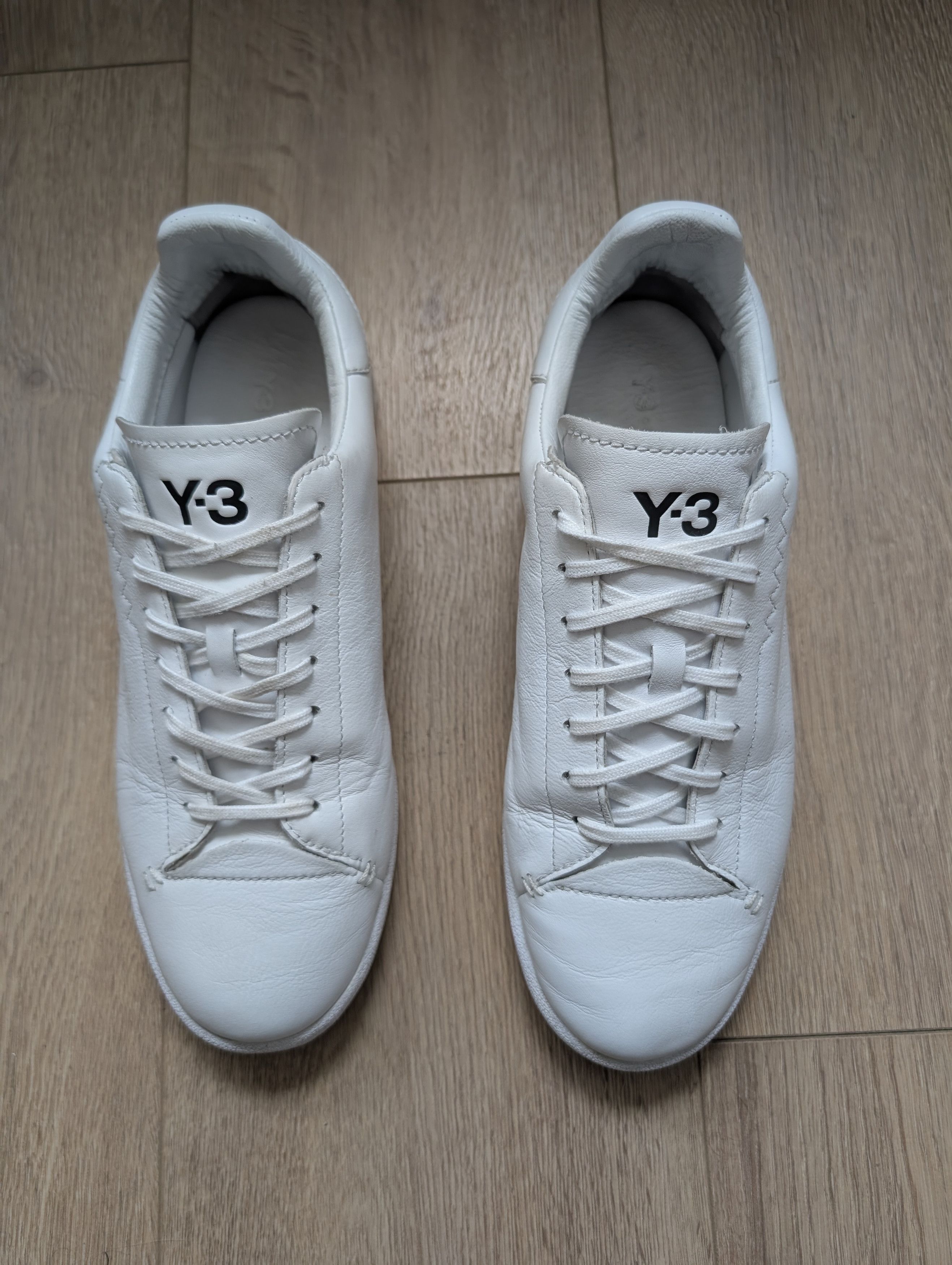 Adidas × Y-3 Adidas Y-3 Court low all white Size US 9.5 / EU 42-43 - 3 Thumbnail