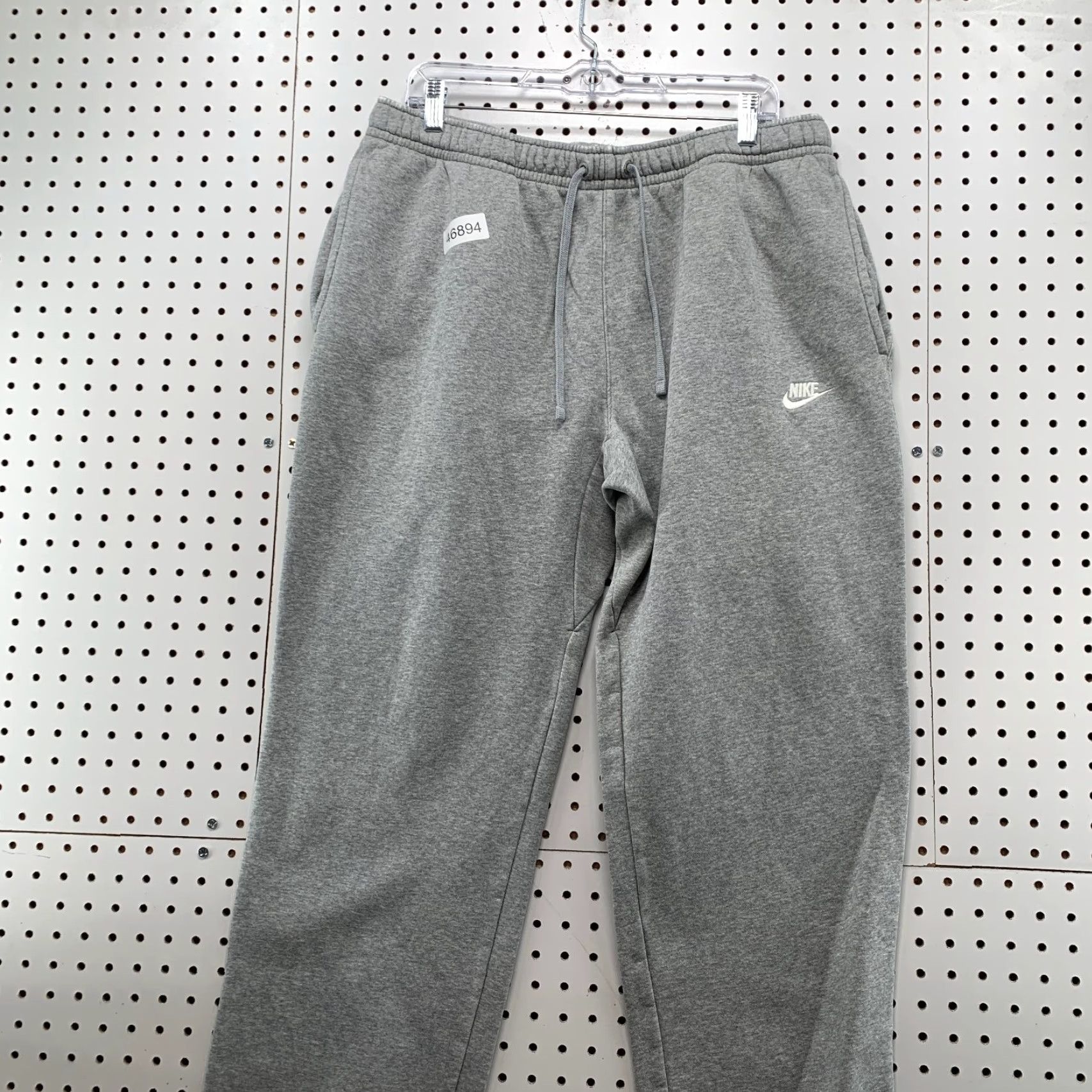 Nike VINTAGE Nike Sweatpants Mens 2XL Gray Relaxed Fit Fleece Drawstring Wide Leg Fleece Size US 39 - 3 Thumbnail