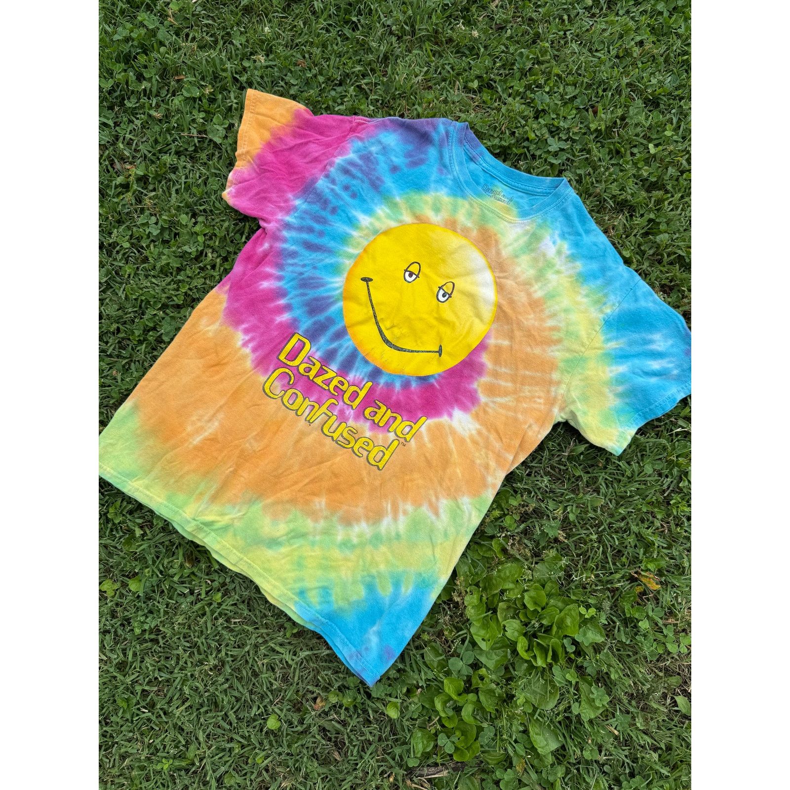 Gildan Rare Y2K Dazed & Confused Tie Dye Shirt - Medium Size M / US 6-8 / IT 42-44 - 1 Thumbnail