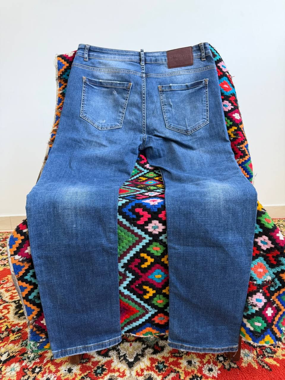 Dsquared2 Dsquared2 Distressed Drip Denim Jeans Y2K Size US 32 / EU 48 - 6 Thumbnail