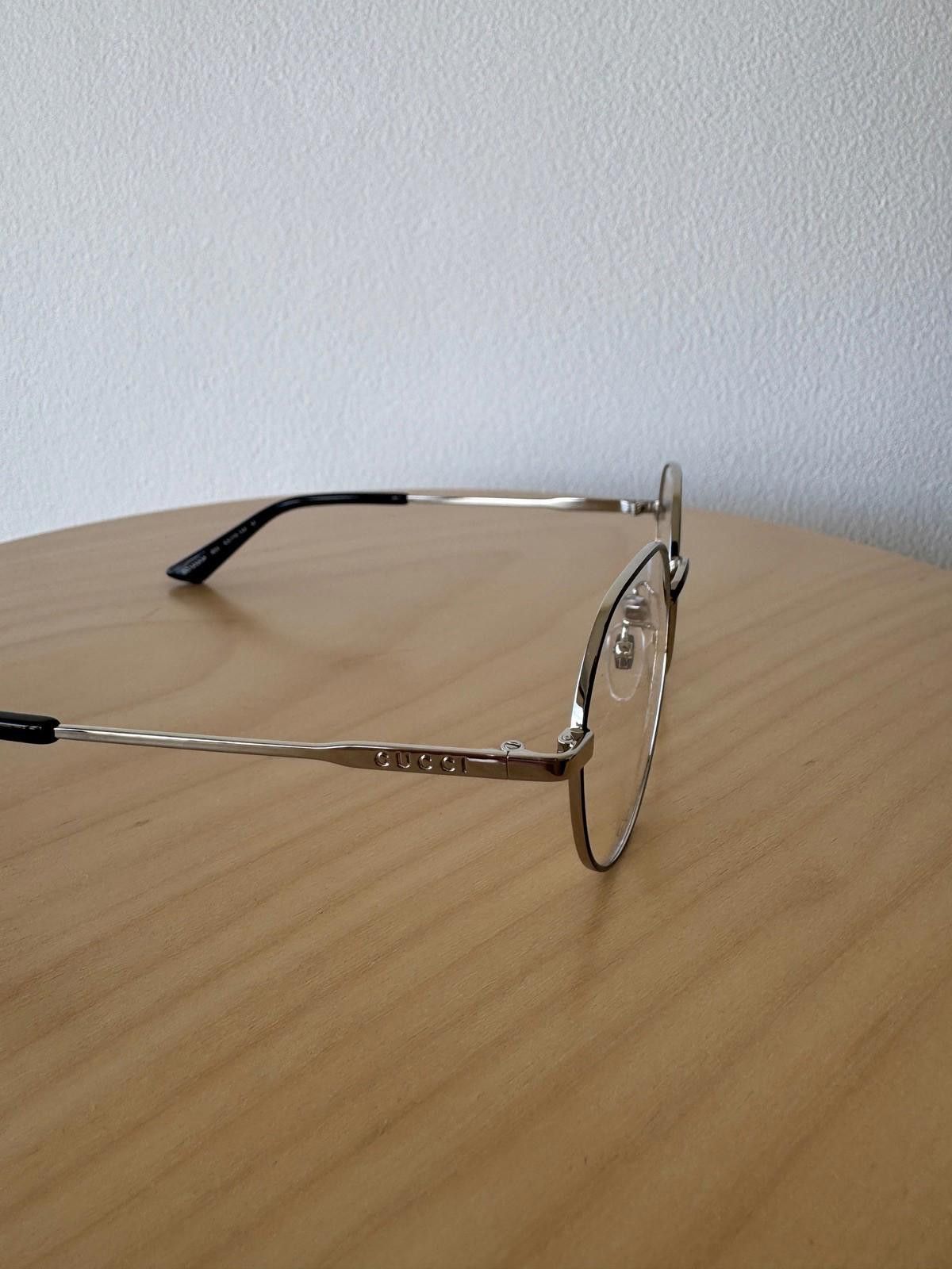 Gucci New Gucci eyewear glasses GG1232OA 003 black silver mens Size ONE SIZE - 7 Thumbnail