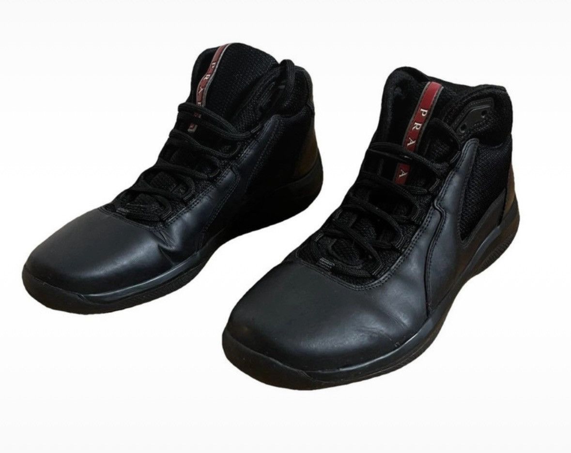 Prada Prada america’s cup high top sneakers Size US 7 / EU 40 - 1 Thumbnail